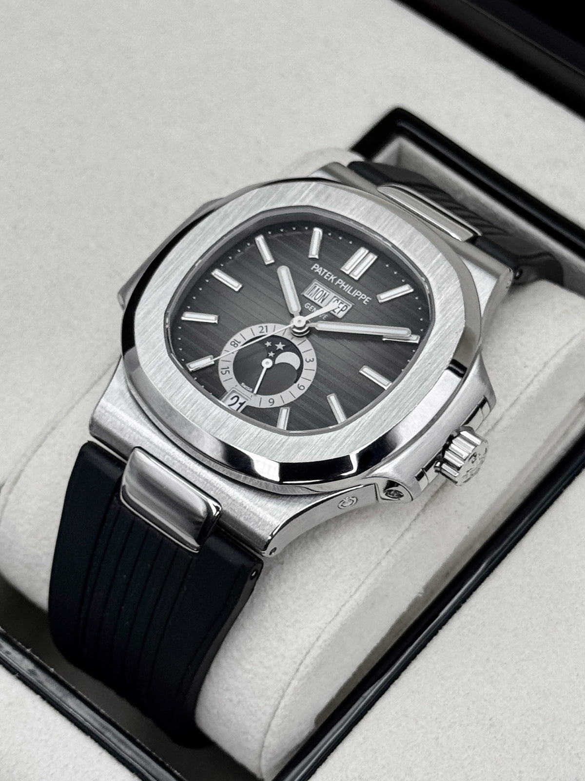 2021 Patek Philippe Nautilus 40mm 5726A Stainless Steel Black Dial
