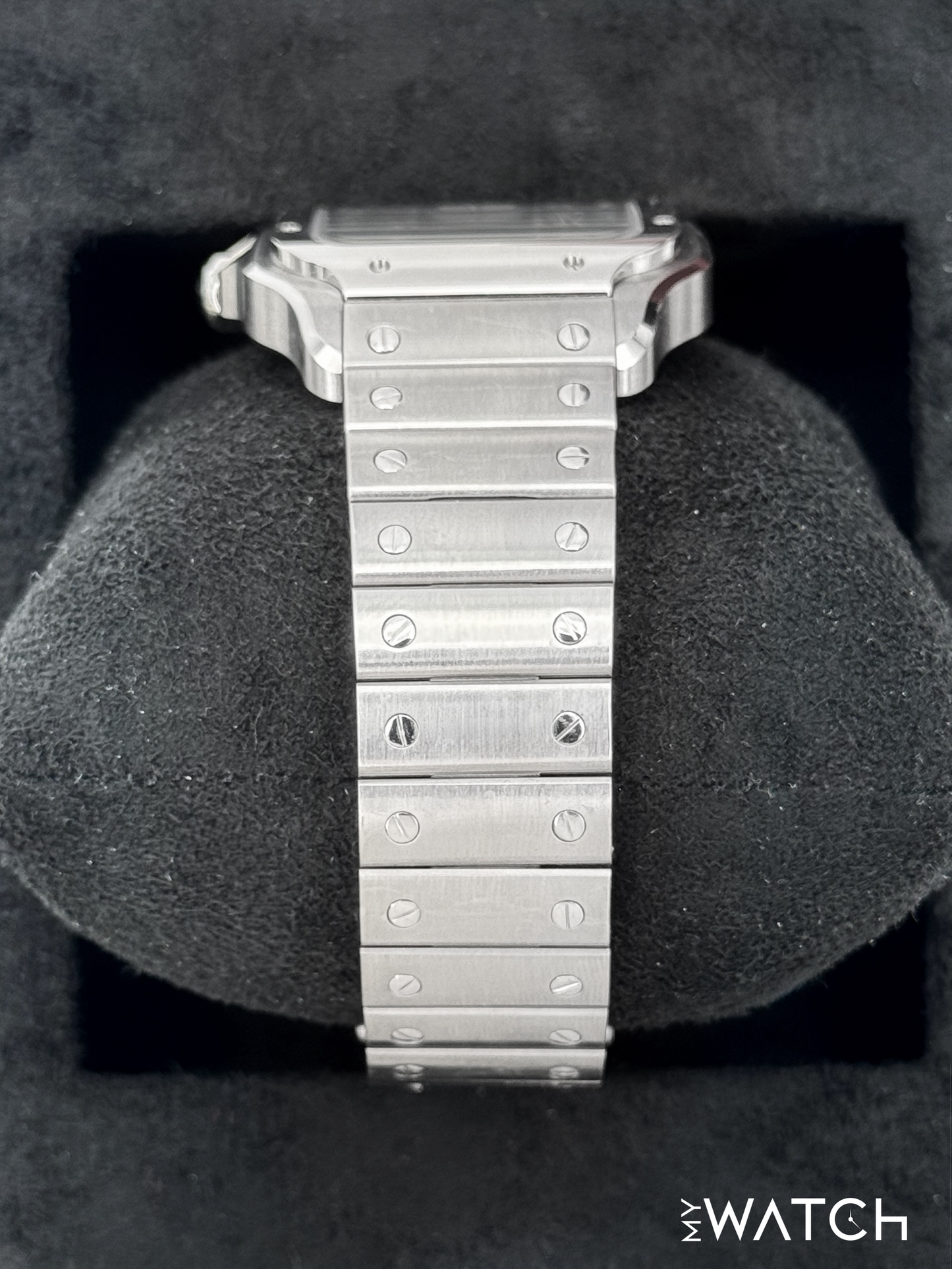 2024 Cartier Santos Dual Time 40.2mm WSSA0076 Stainless Steel Gray Dial