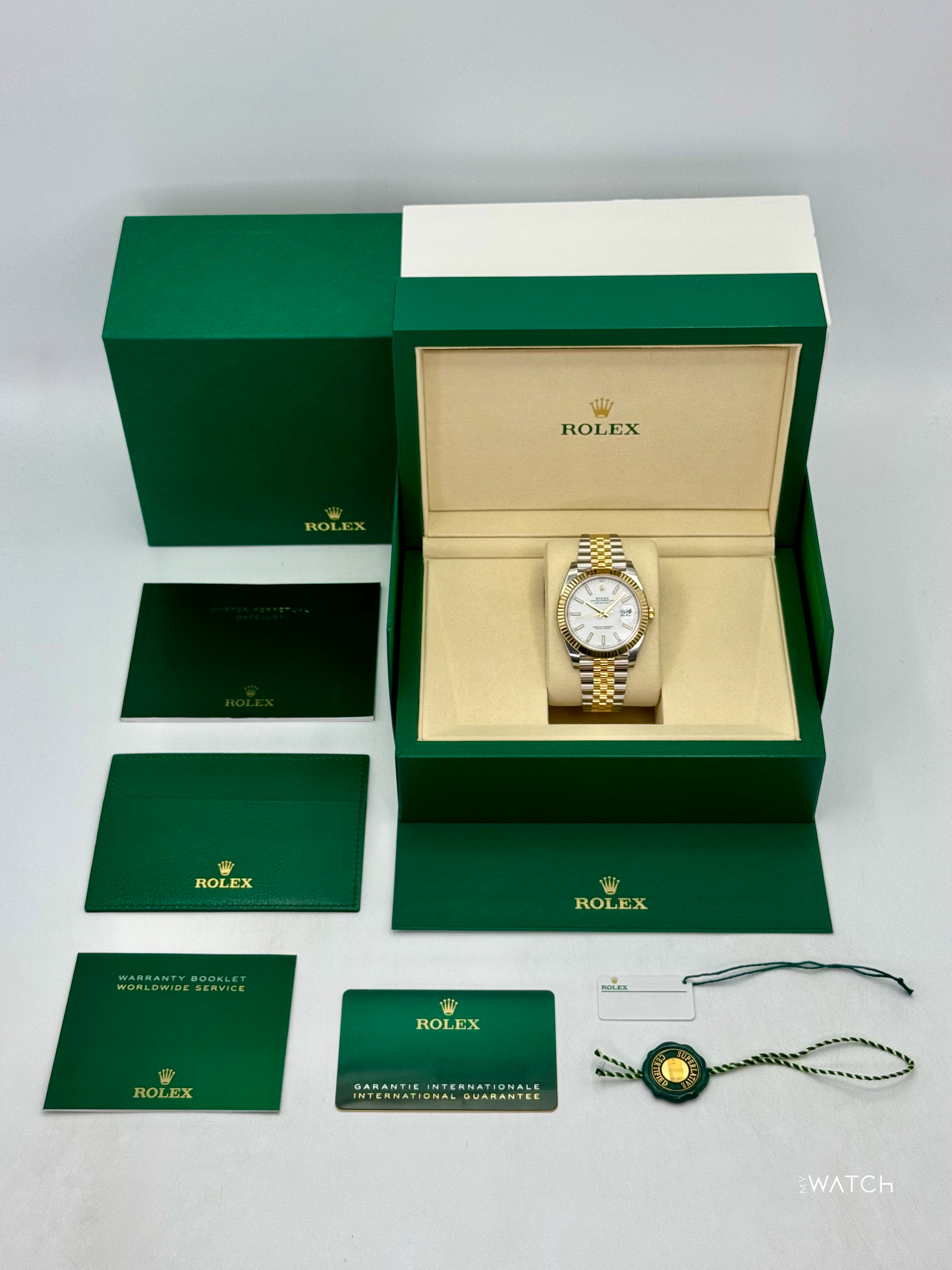 NEW 2025 Rolex Datejust 41mm 126333 Two-Tone Jubilee White Dial (STICKERED)