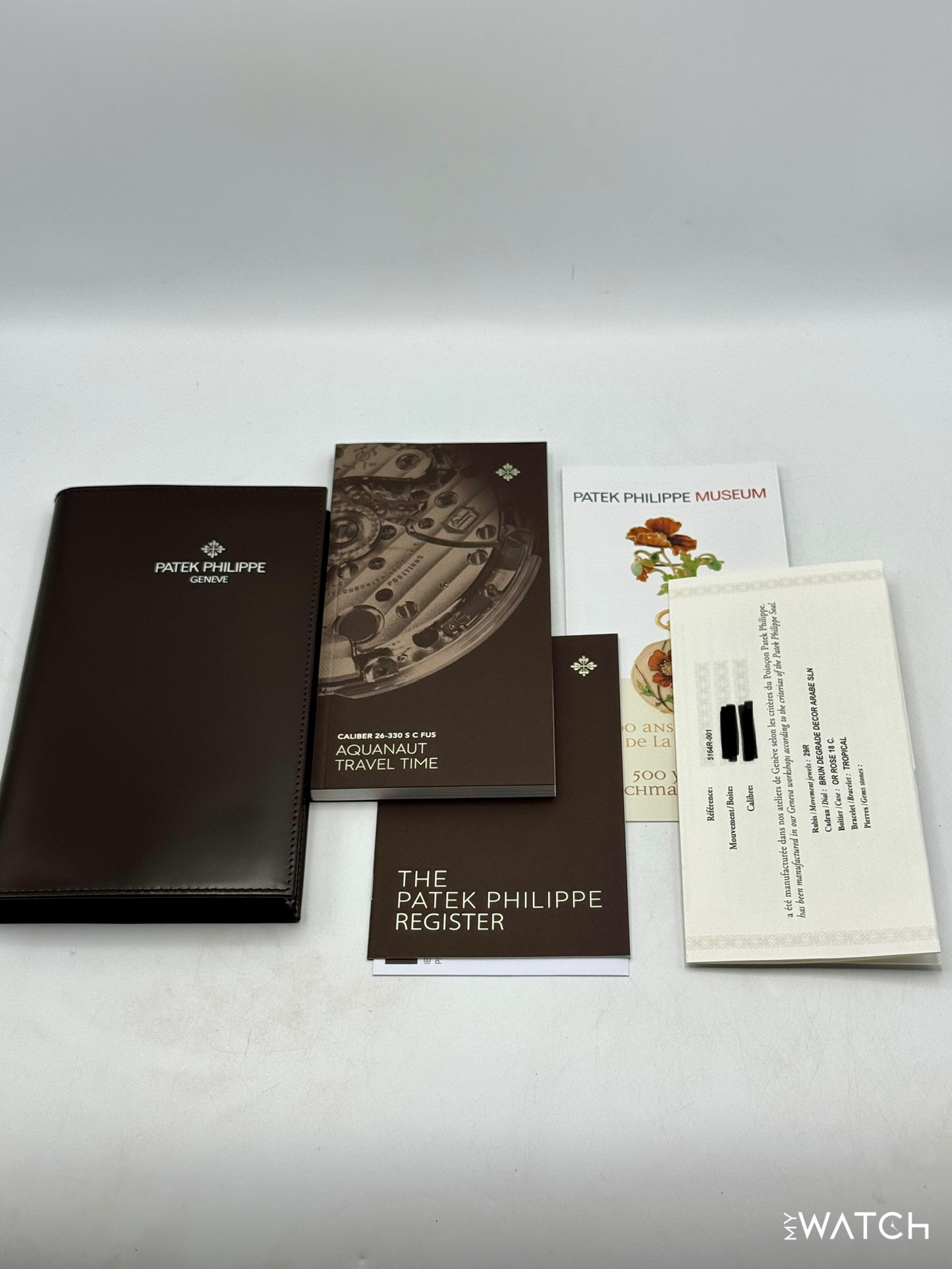 2024 Patek Philippe Aquanaut 40.8mm 5164R-001 Rose Gold Brown Dial - MyWatchLLC