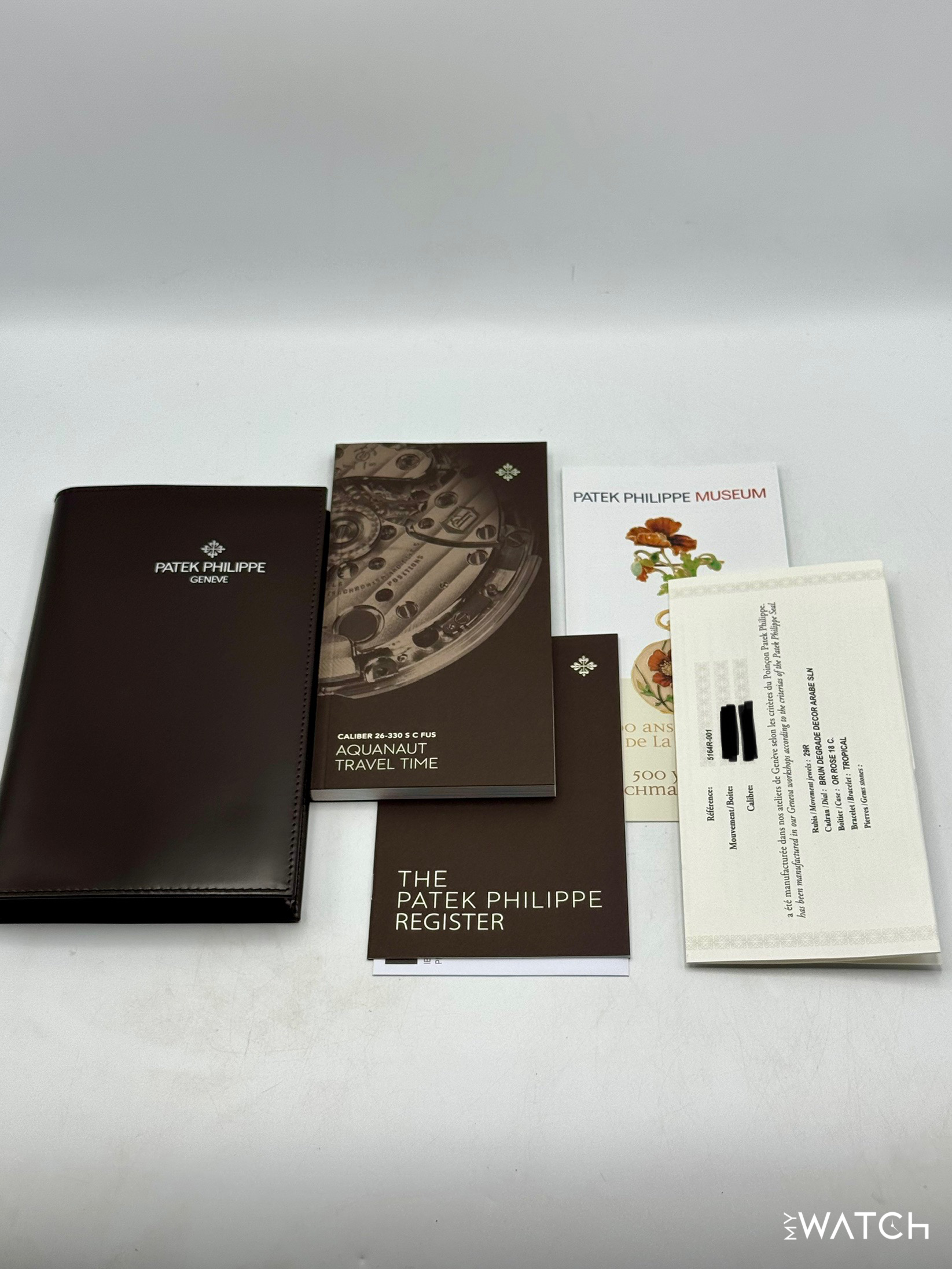 2024 Patek Philippe Aquanaut 40.8mm 5164R-001 Rose Gold Brown Dial - MyWatchLLC