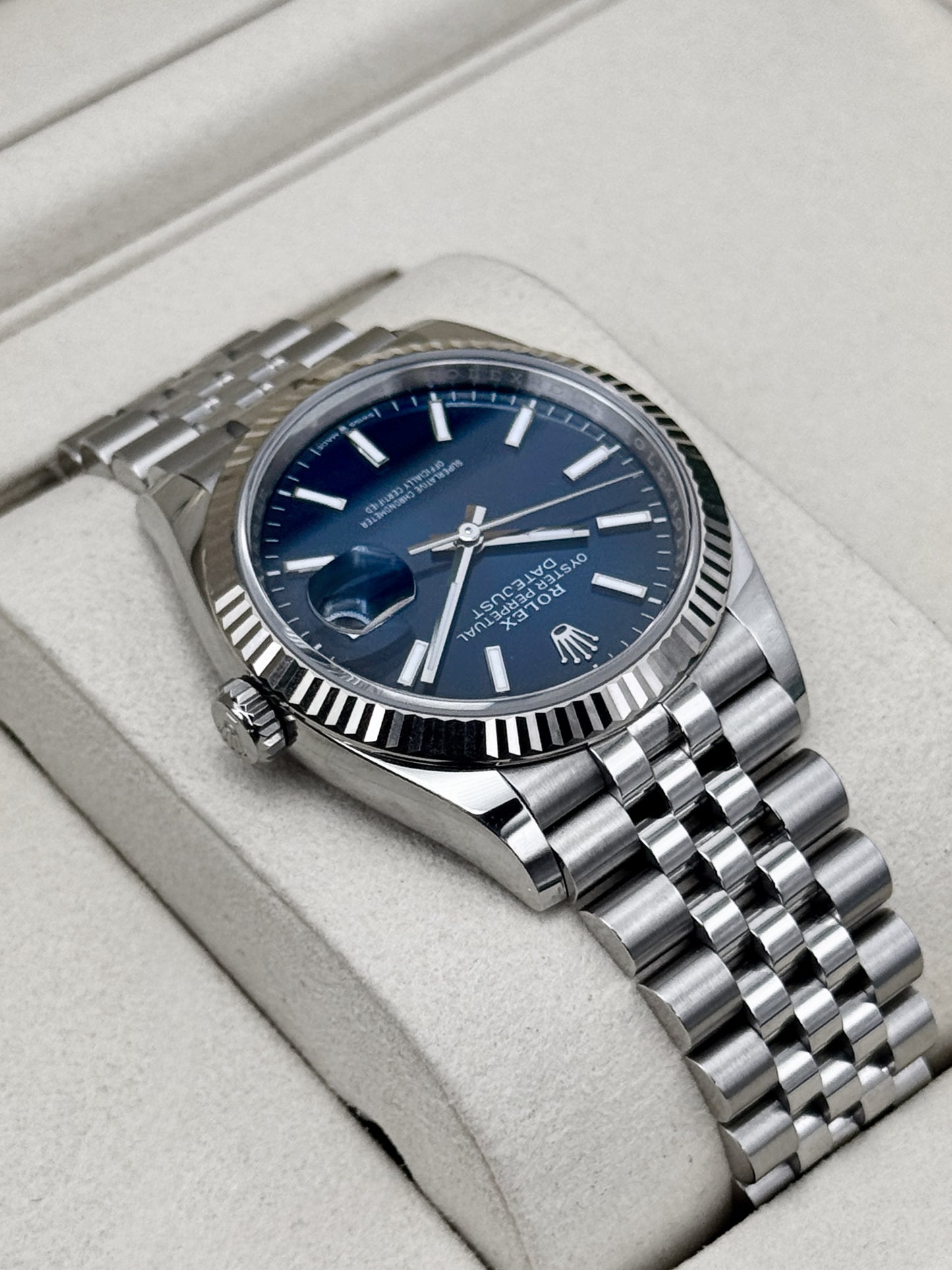 2026 Rolex Datejust 36mm 126234 Stainless Steel Jubilee Blue Dial