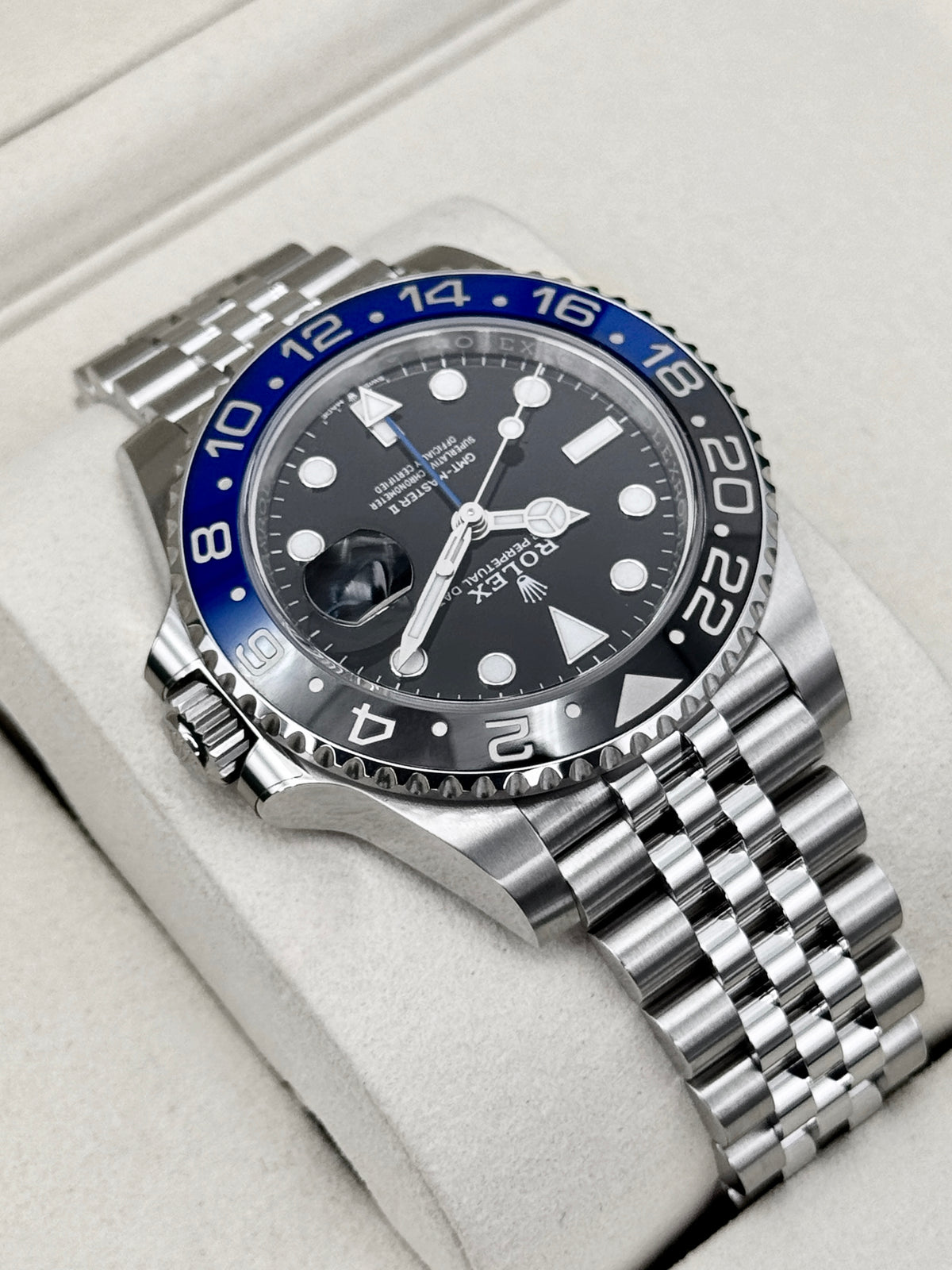 NEW 2026 Rolex GMT-Master II "Batgirl" 40mm 126710BLNR Jubilee