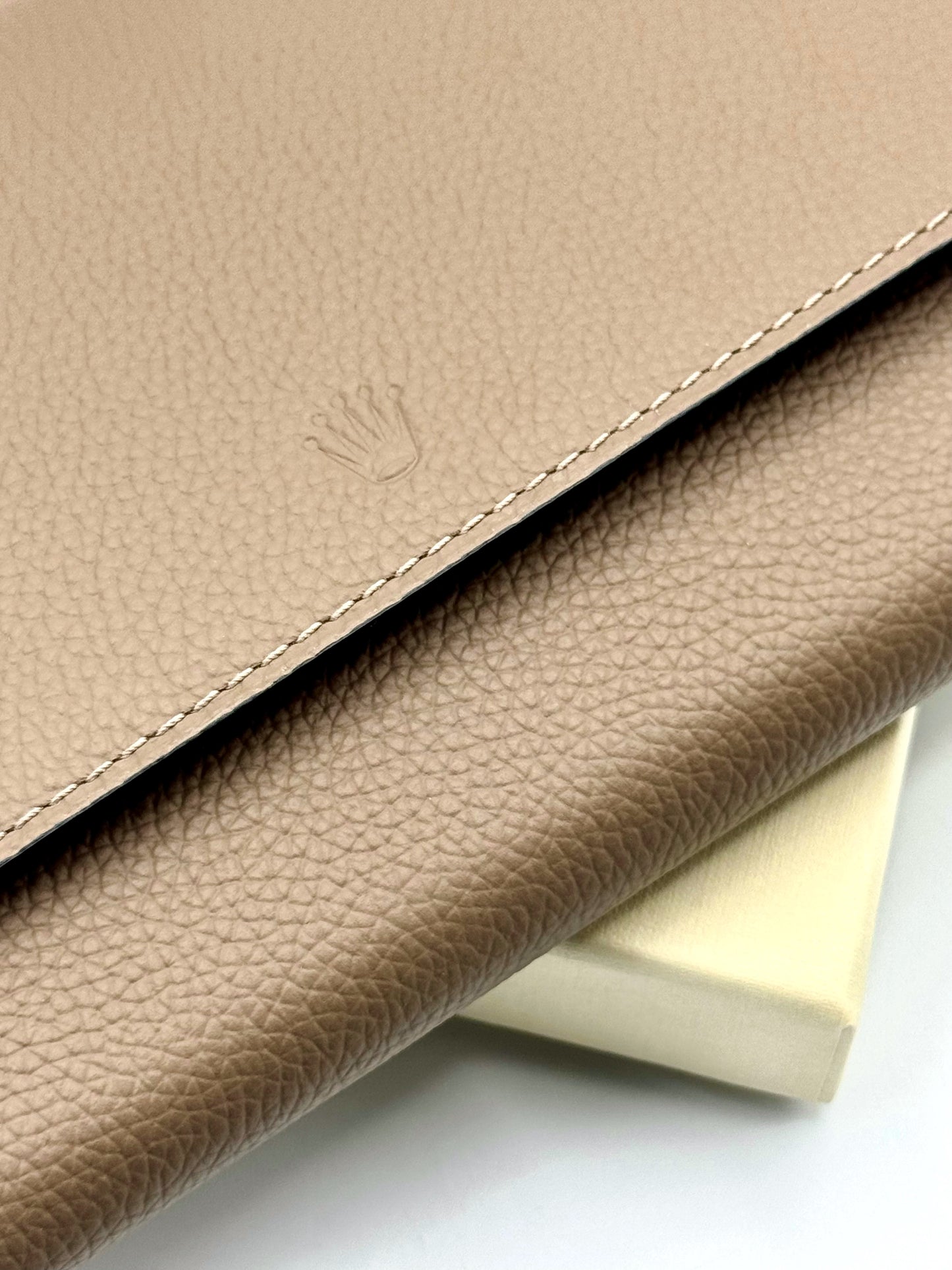 Rolex Leather Three Watch Travel Pouch