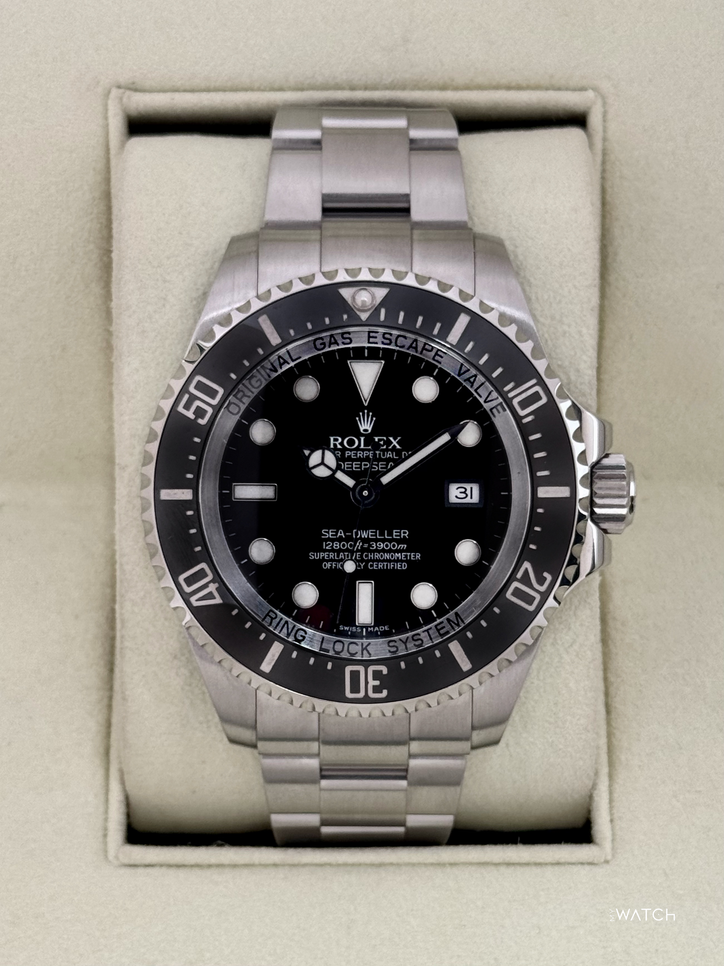2010 Rolex Deepsea 44mm 116660 Stainless Steel Black Dial