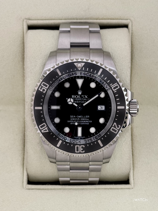 2010 Rolex Deepsea 44mm 116660 Stainless Steel Black Dial
