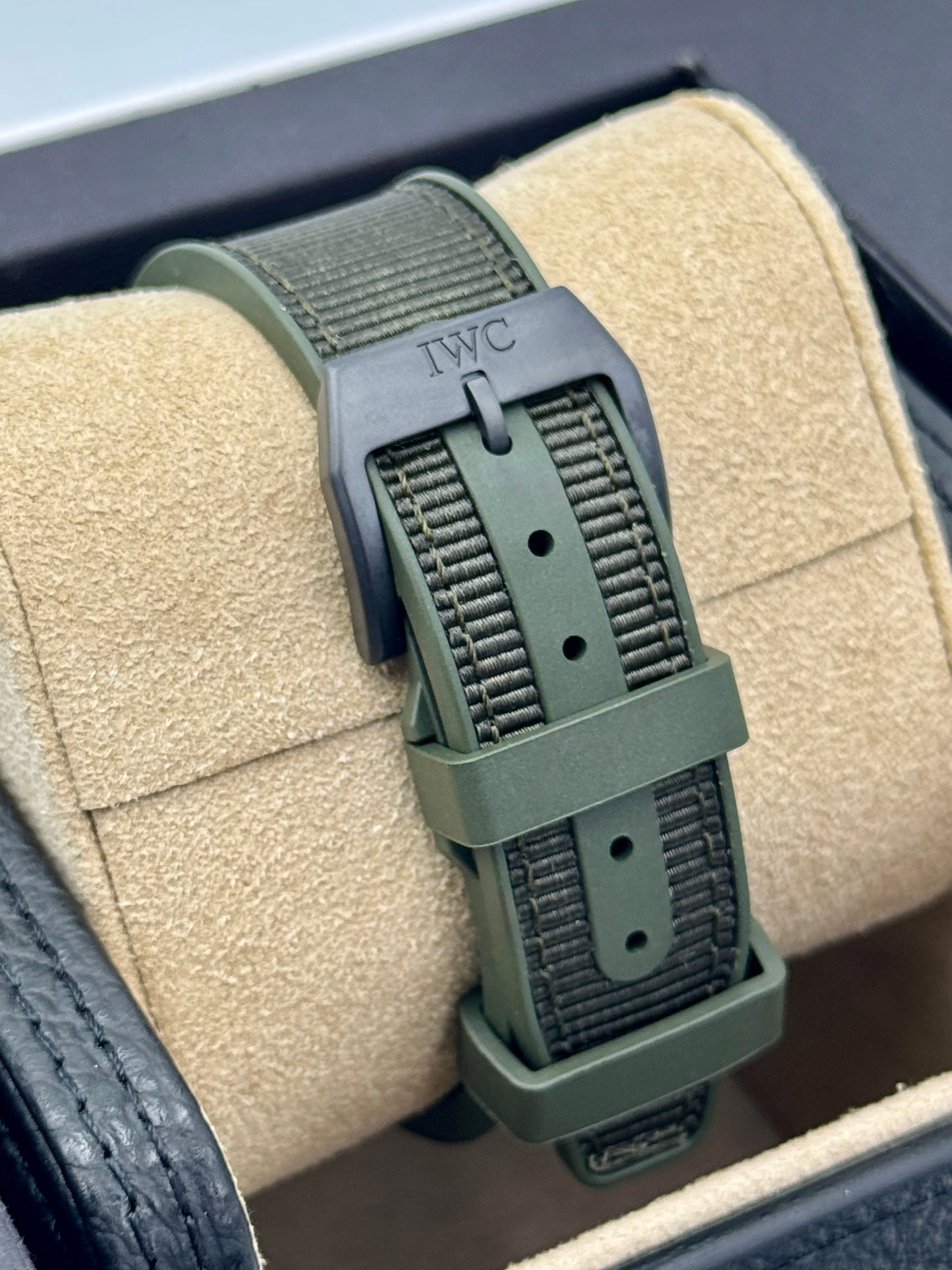 2024 IWC Timezoner Top Gun Woodland Pilot's 46mm IW395601 Ceramic Green Dial