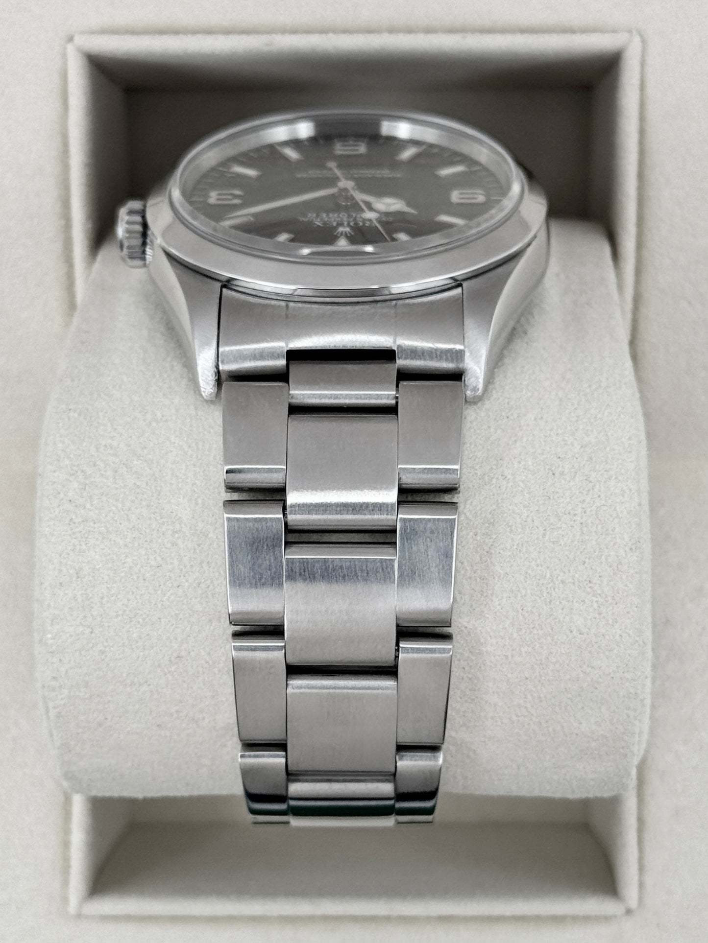 1999 Rolex Explorer 39mm 14270 Stainless Steel Black Dial