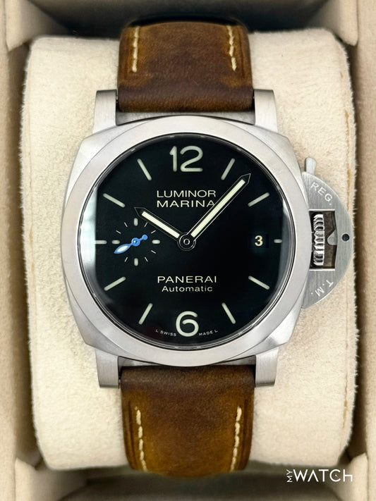 2024 Panerai Luminor Quaranta 40mm PAM01372 Stainless Steel Black Dial - MyWatchLLC