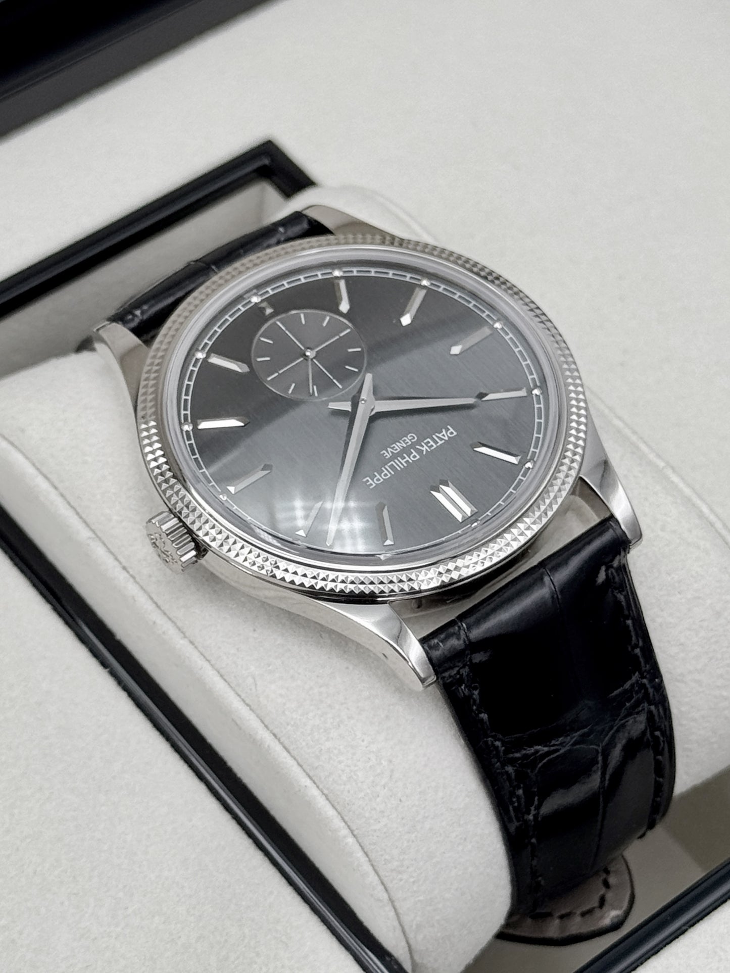 NEW 2026 Patek Philippe Calatrava 40mm 6119G  White Gold Gray Dial