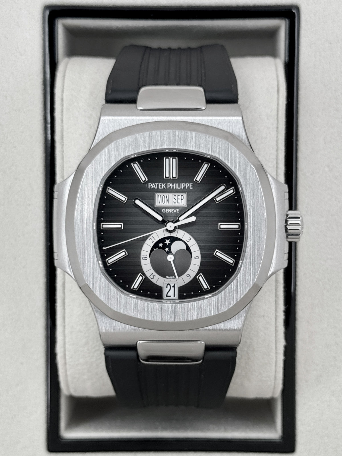 2021 Patek Philippe Nautilus 40mm 5726A Stainless Steel Black Dial