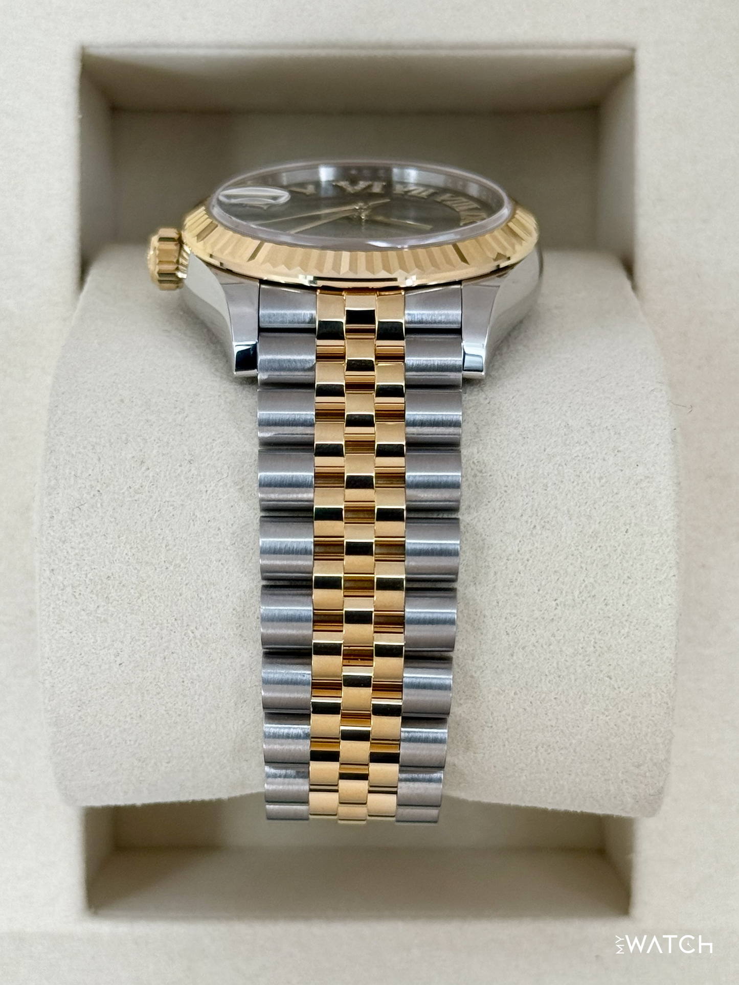 NEW 2026 Rolex Ladies Datejust 31mm 278273 Two-Tone Jubilee Green Dial - MyWatchLLC