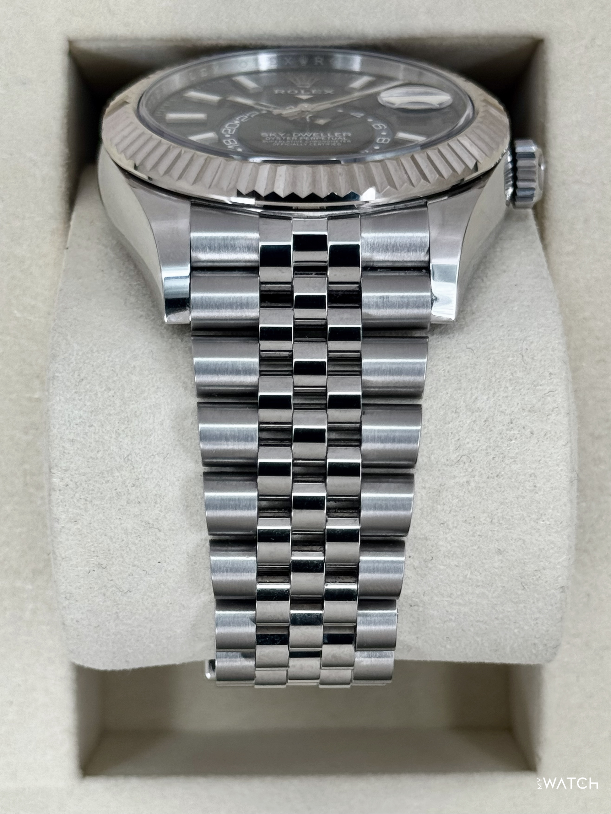 2025 Rolex Sky-Dweller 42mm 336934 Jubilee Blue Dial - MyWatchLLC