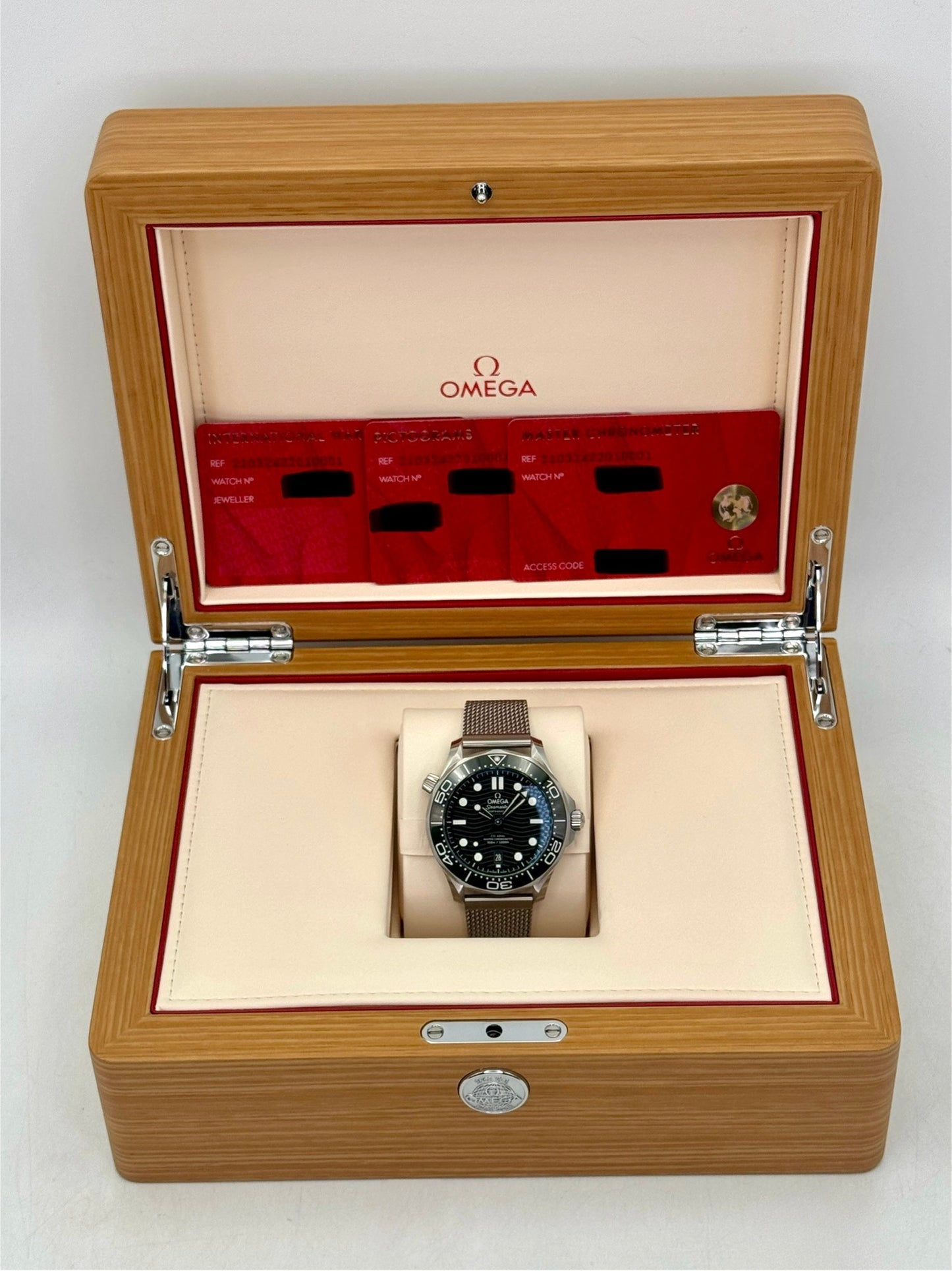2025 Omega Seamaster Master Chronometer 42mm 210.32.42.20.10.001 Green Dial