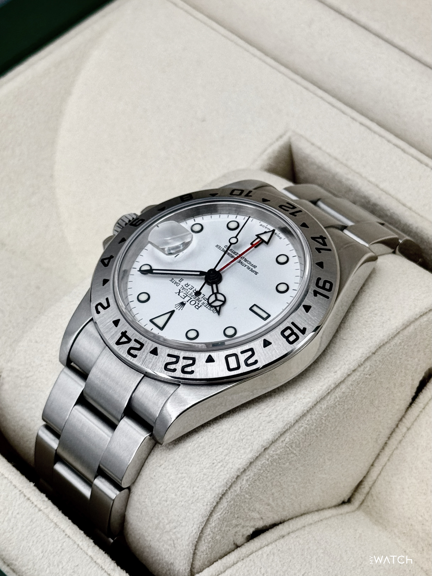 2025 CPO Rolex Explorer II 40mm 16570 Stainless Steel Polar White Dial (CPO) - MyWatchLLC