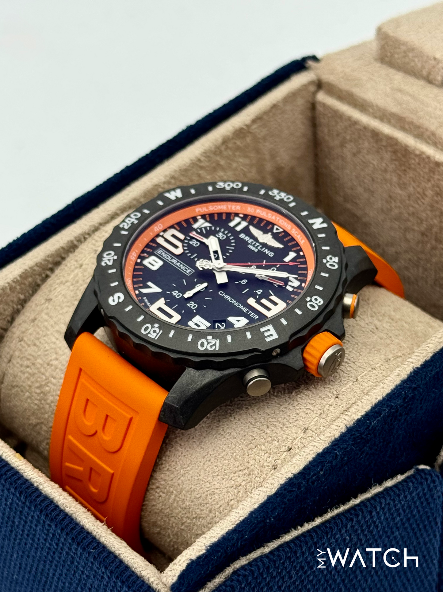 2023 Breitling Endurance Pro 44mm X82310 Plastic Black Dial