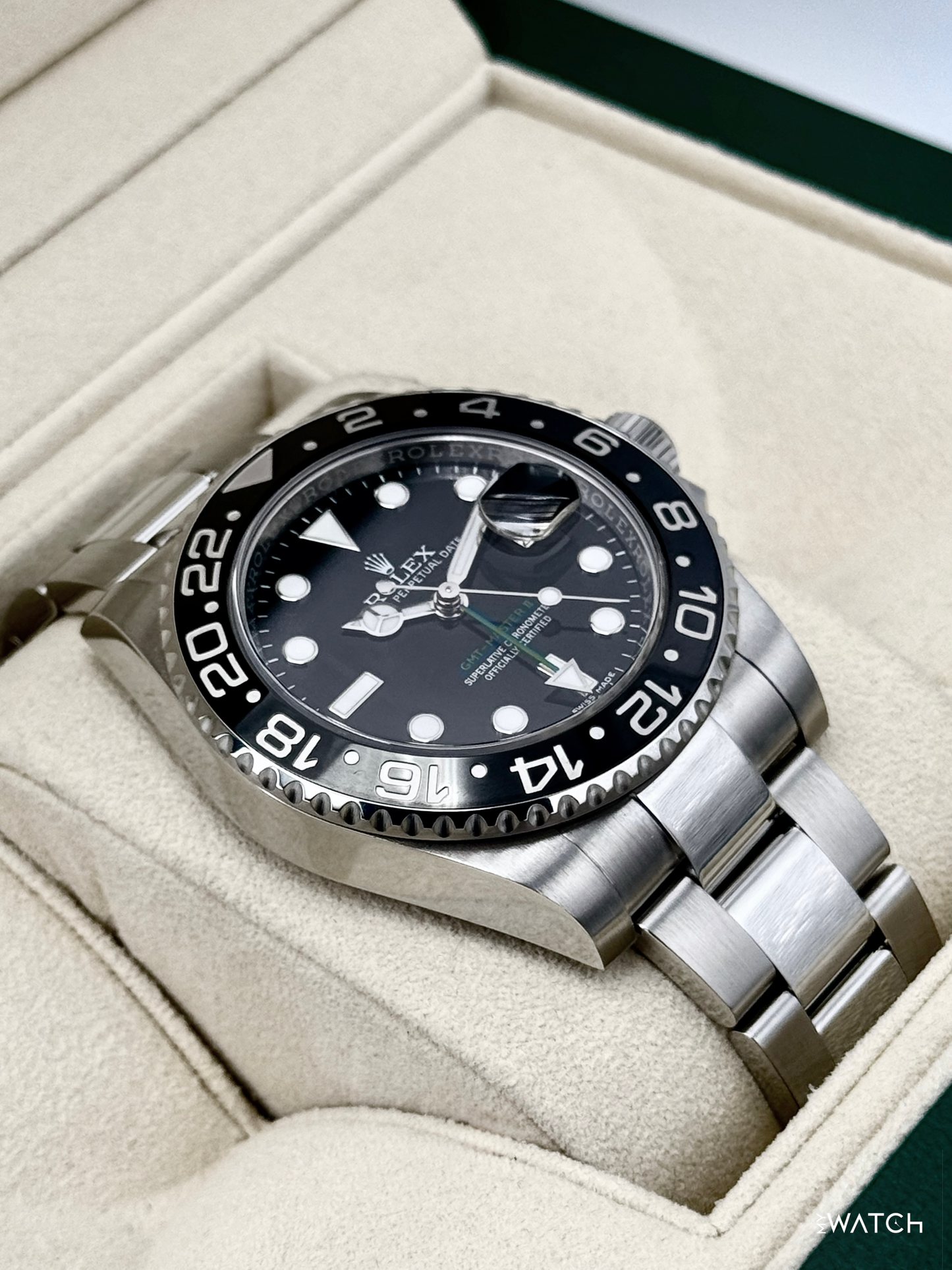 2018 Rolex GMT-Master II 40mm 116710LN Stainless Steel Black Dial - MyWatchLLC