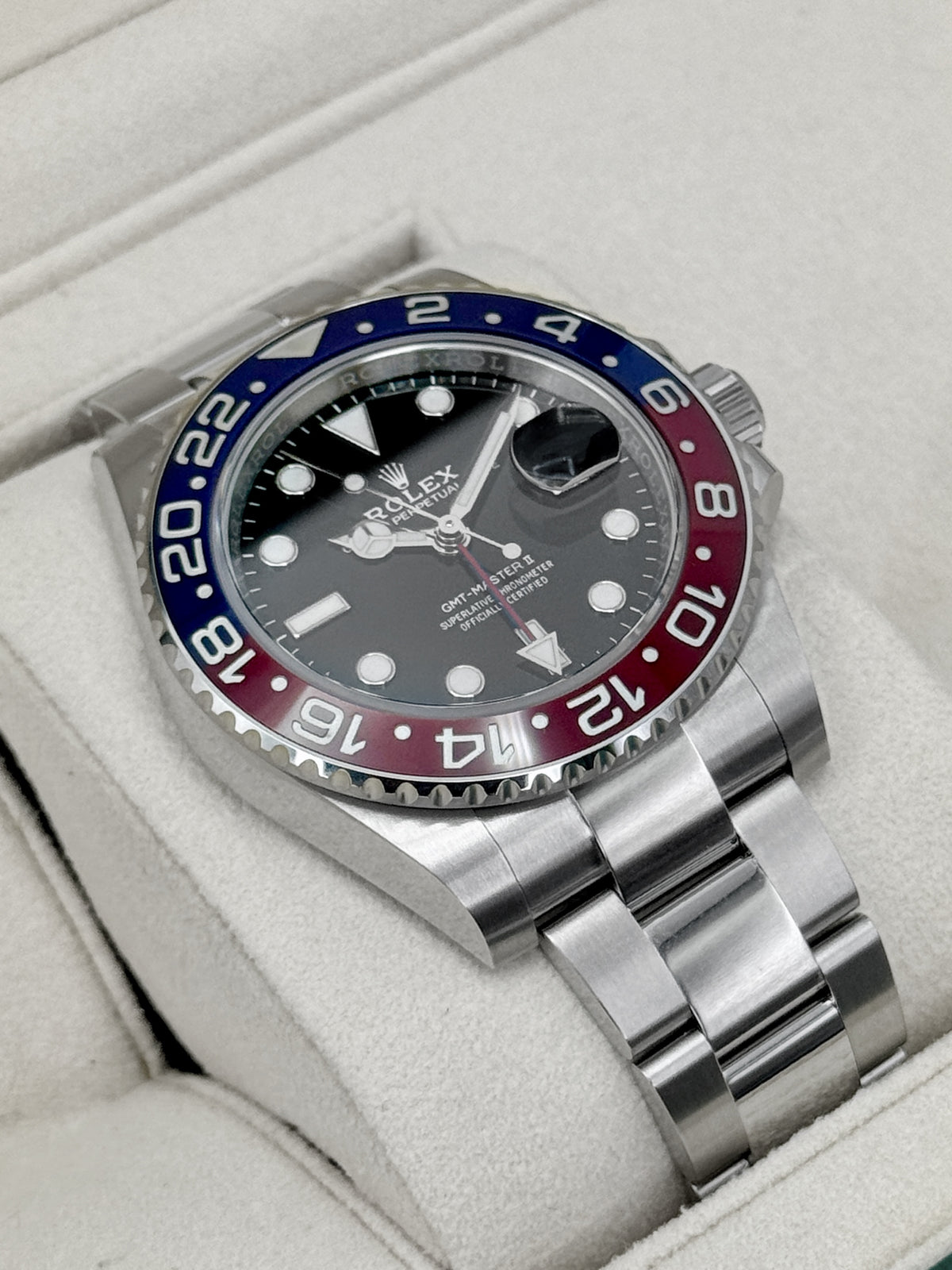 2022 Rolex GMT-Master II Pepsi 40mm 126710BLRO Oyster