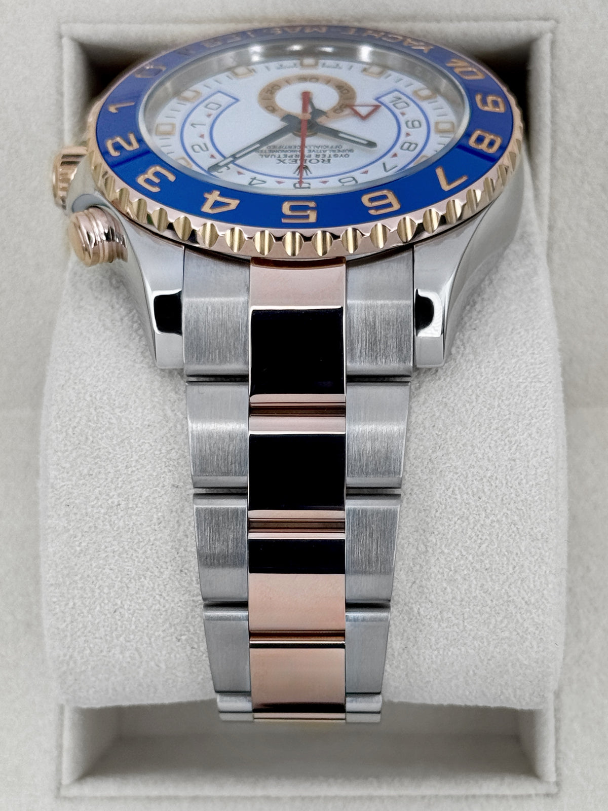 2013 Rolex Yacht-Master II 44mm 116681 Two-Tone White Dial