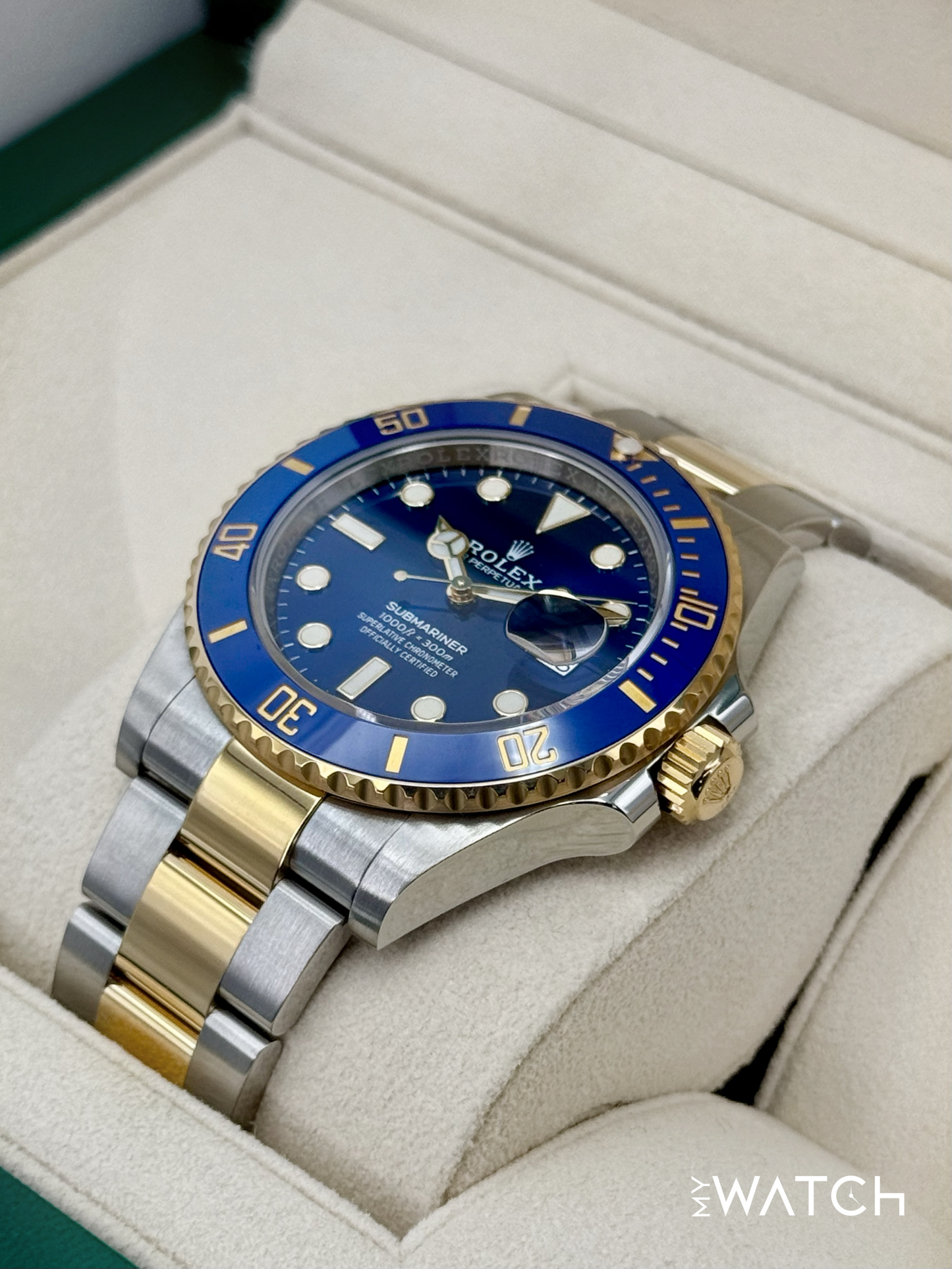 2022 Rolex Submariner "Bluesy" 41mm 126613LB Two-Tone Blue Dial