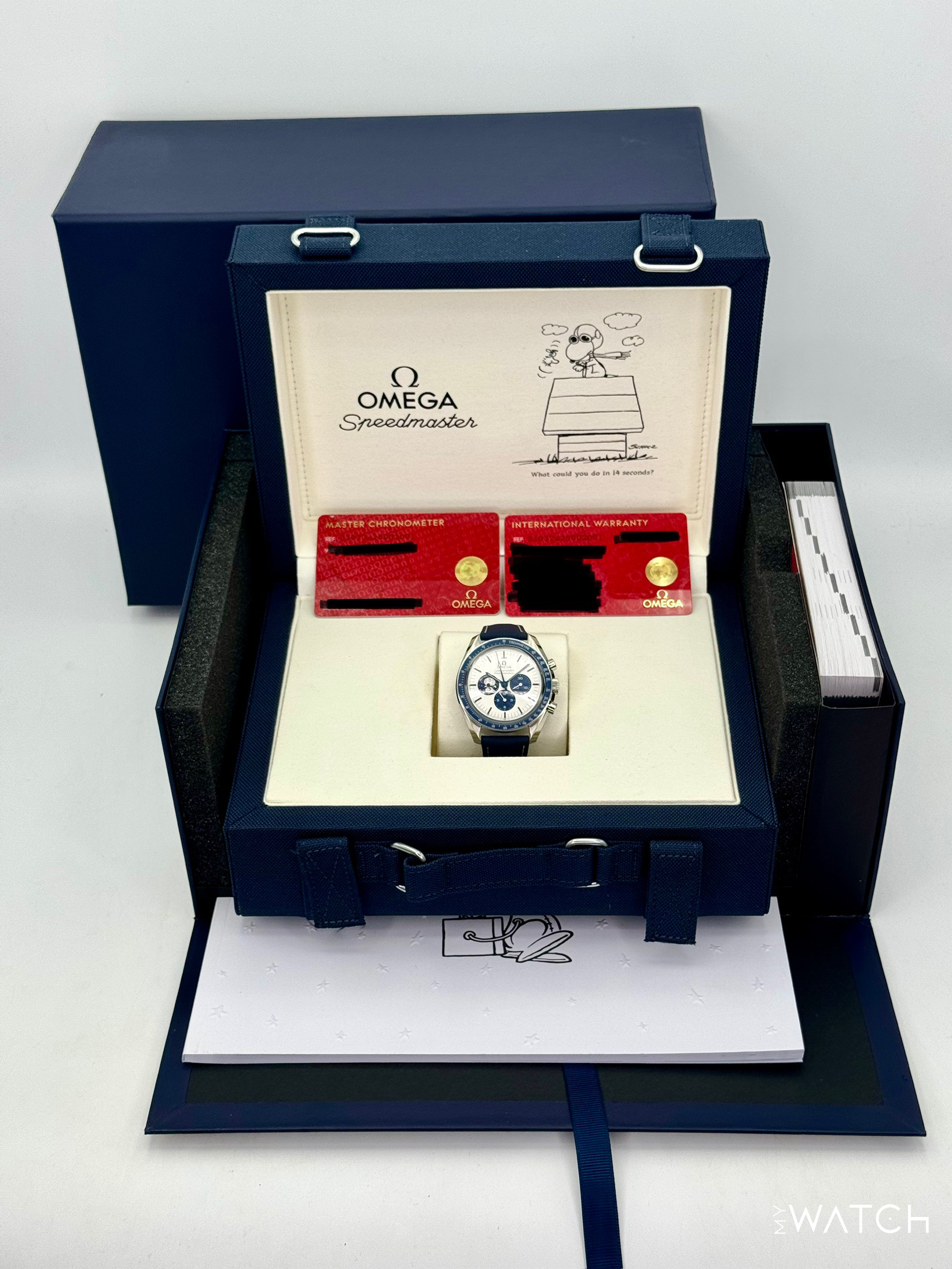 NEW 2026 Omega Speedmaster Silver Snoopy Award 310.32.42.50.02.001 - MyWatchLLC