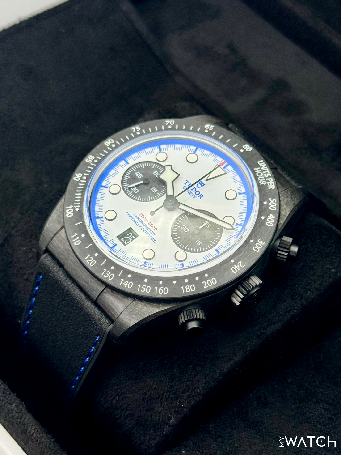 NEW 2025 Tudor Black Bay 25 42mm 79377KN Black Carbon White Dial