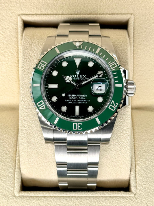 NEW 2020 Rolex Submariner "Hulk" 40mm 116610LV Green Dial - MyWatchLLC