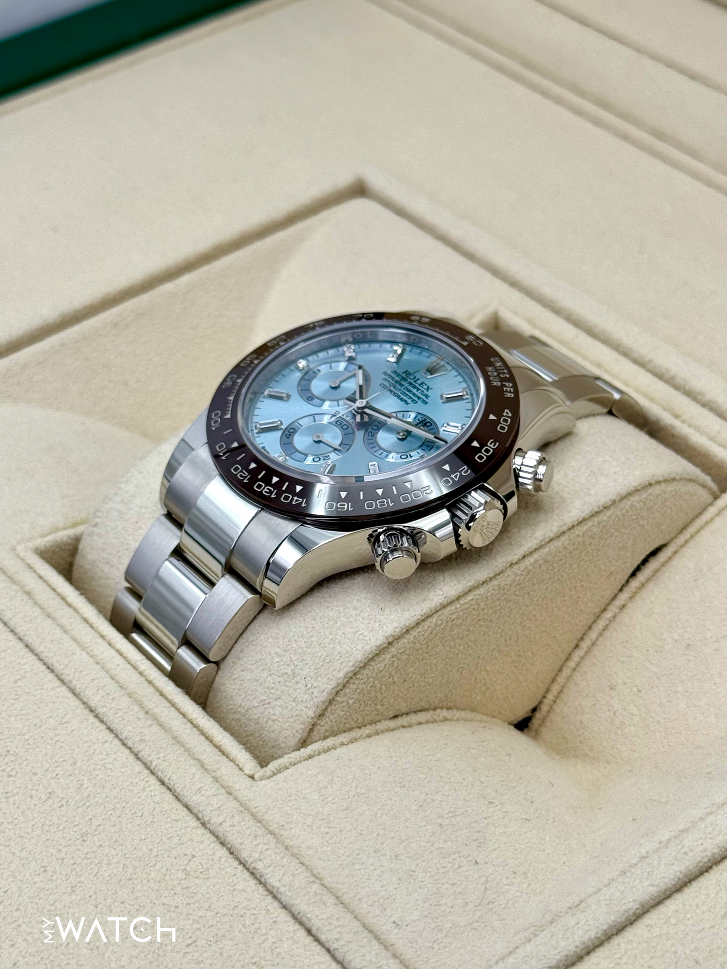 2022 Rolex Daytona 40mm 116506 Platinum Ice Blue Diamond Dial