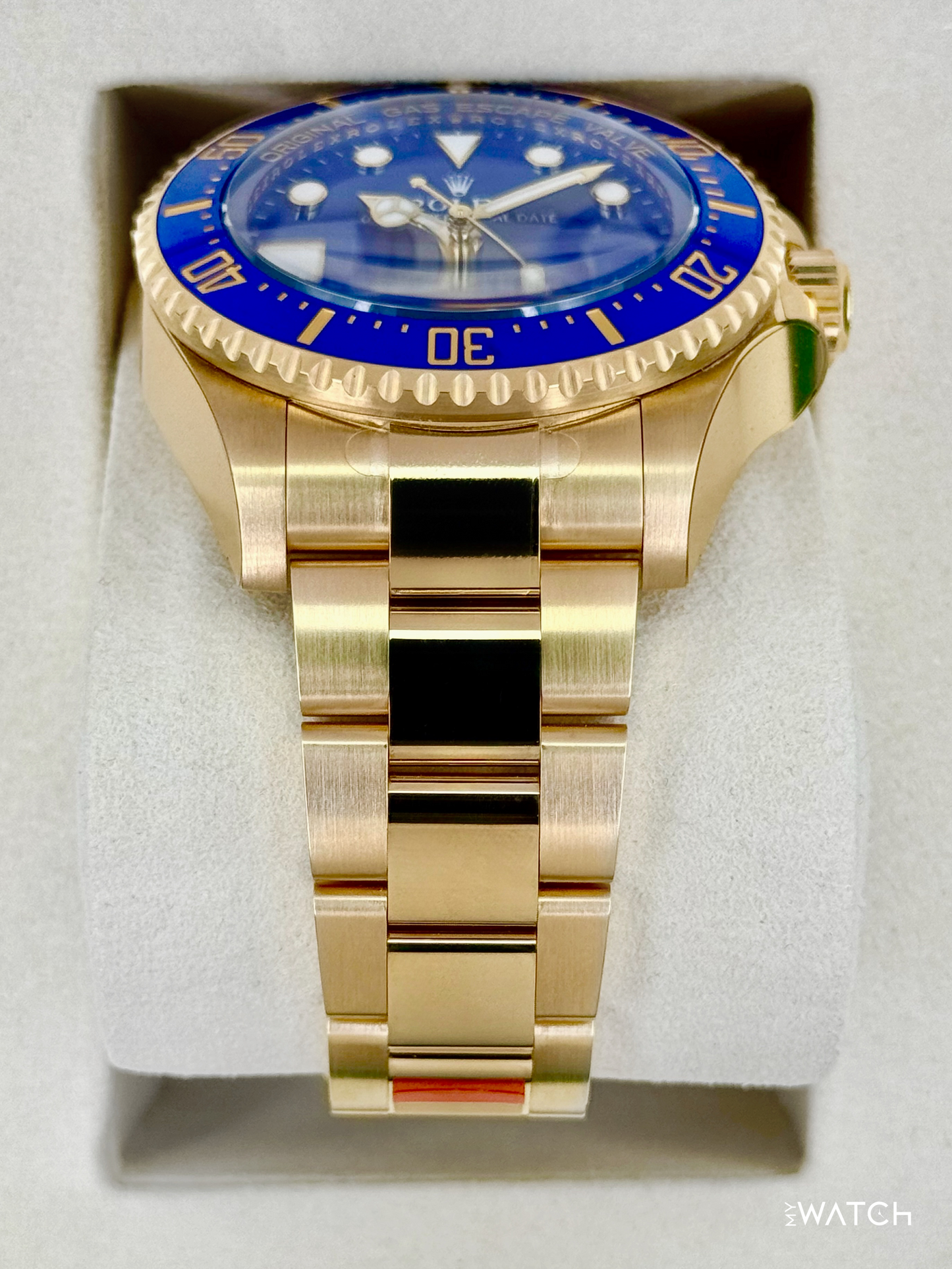 NEW 2026 Rolex Deepsea 44mm 136668LB Yellow Gold Blue Dial (STICKERED) - MyWatchLLC