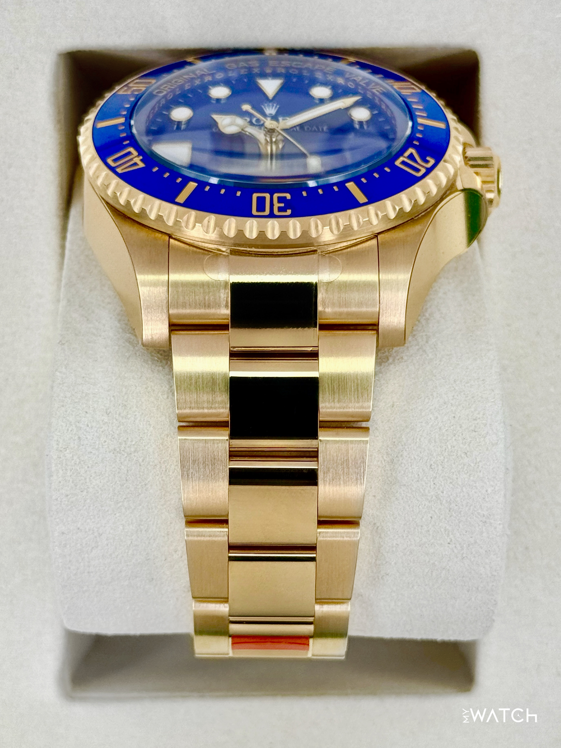 NEW 2026 Rolex Deepsea 44mm 136668LB Yellow Gold Blue Dial (STICKERED) - MyWatchLLC