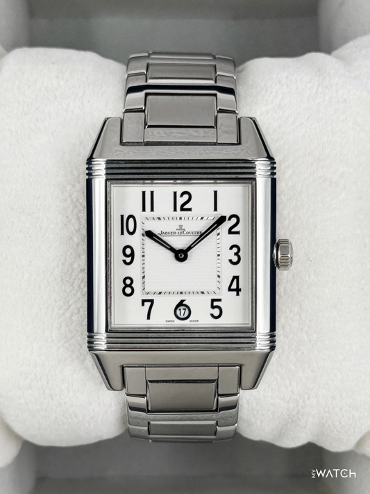 2026 Jaeger-Coultre Reverso Squadra 29mm 234.8.66 Stainless Steel White Dial - MyWatchLLC