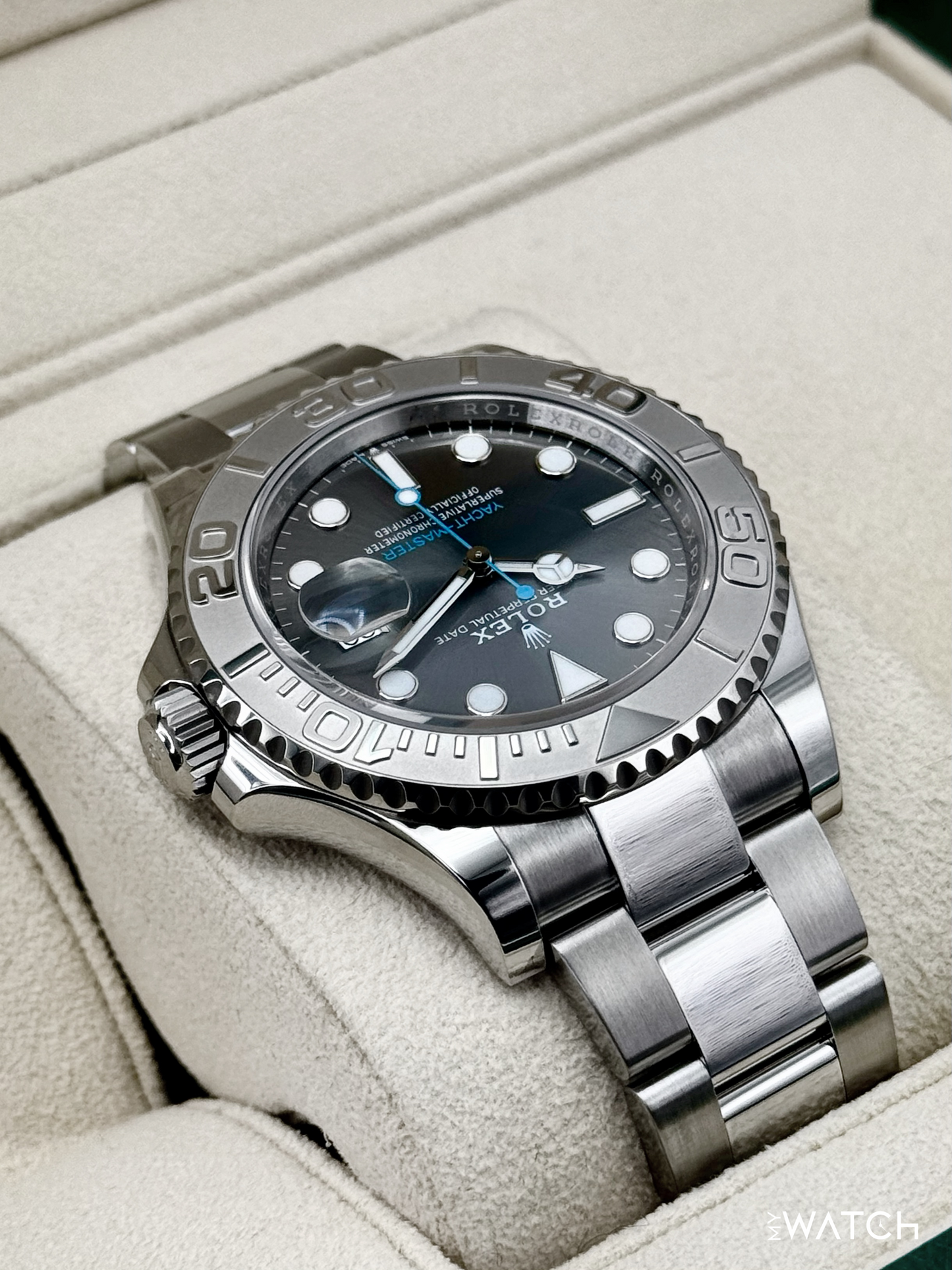 2024 Rolex Yacht-Master 40mm 126622 Stainless Steel Rhodium Dial - MyWatchLLC