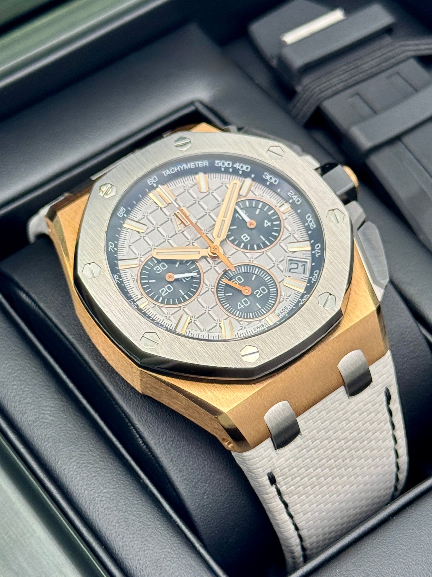 2024 Audemars Piguet Royal Oak Offshore 43mm 26420OI Pink Gold Grey Dial