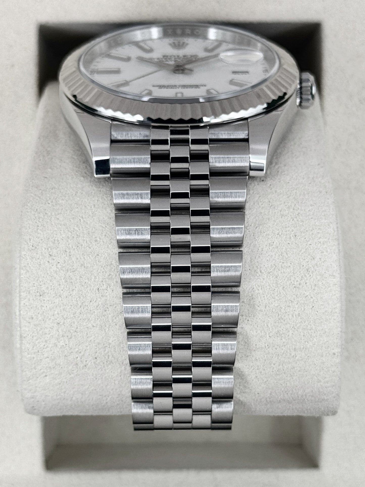 2025 Rolex Datejust 41mm 126334 Stainless Steel Jubilee White Dial
