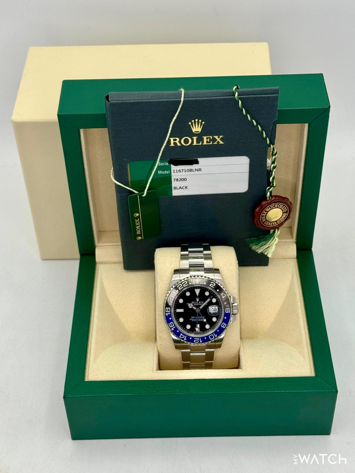 2014 Rolex GMT-Master II "Batman" 40mm 116710BLNR Oyster - MyWatchLLC