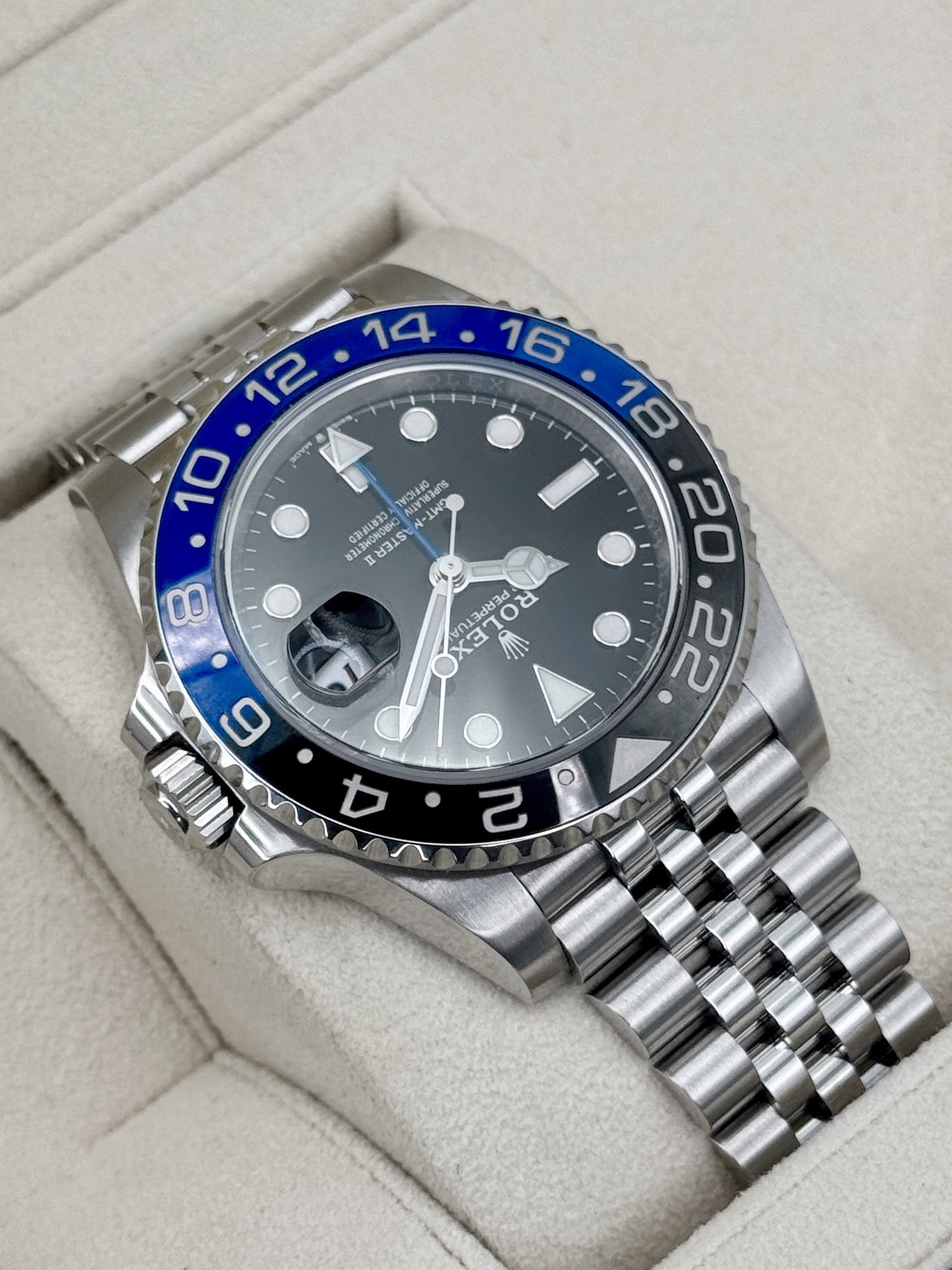 2021 Rolex GMT-Master II Batgirl 40mm 126710BLNR Jubilee