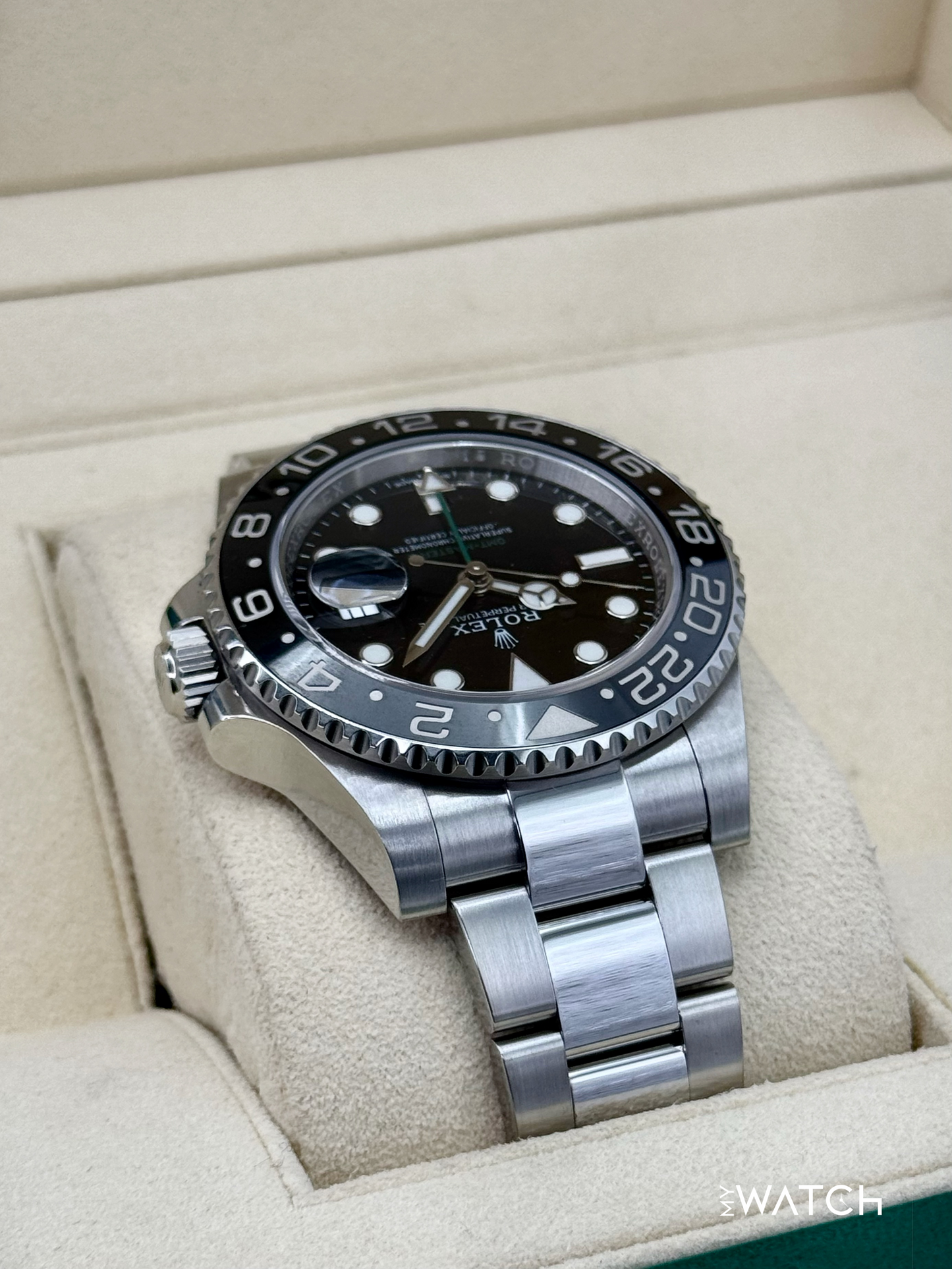 2018 Rolex GMT-Master II 40mm 116710LN Stainless Steel Black Dial