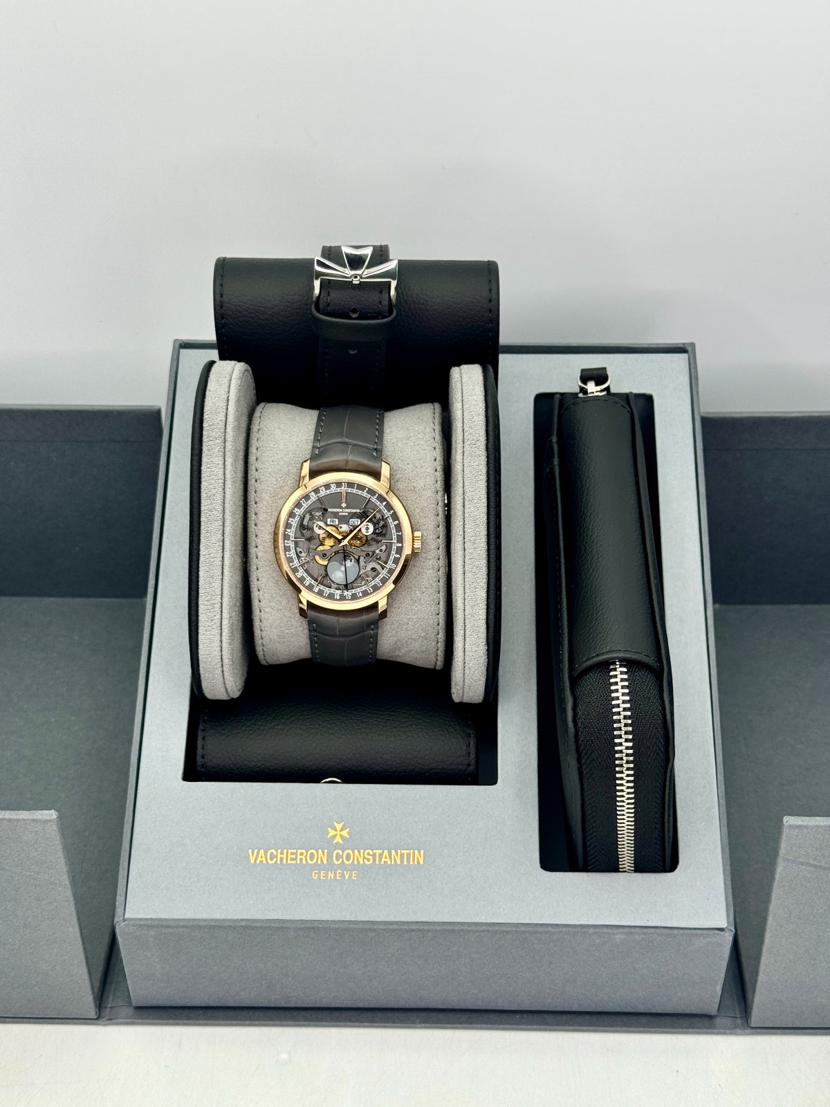 NEW 2026 Vacheron Constantin Traditionnelle 41mm 4020T Pink Gold Skeletonized Dial