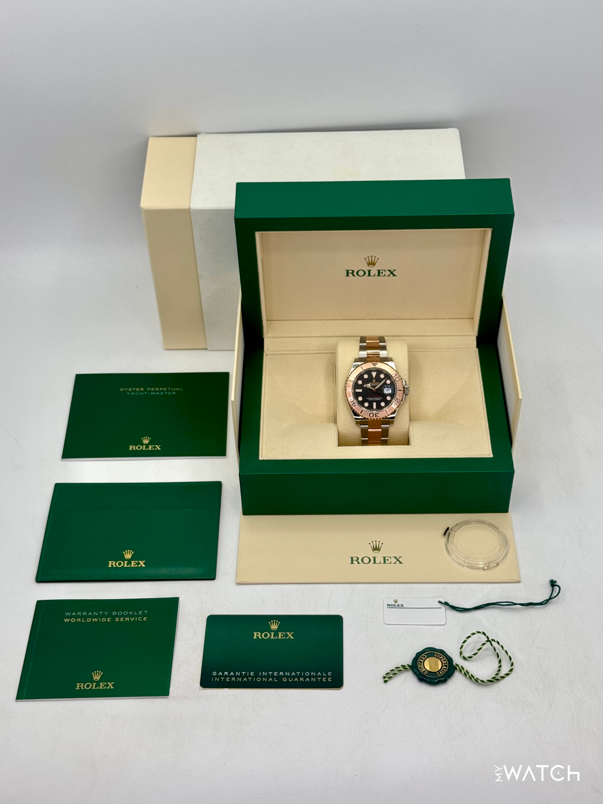 2021 Rolex Yacht-Master 40mm 126621 Two-Tone Black Dial