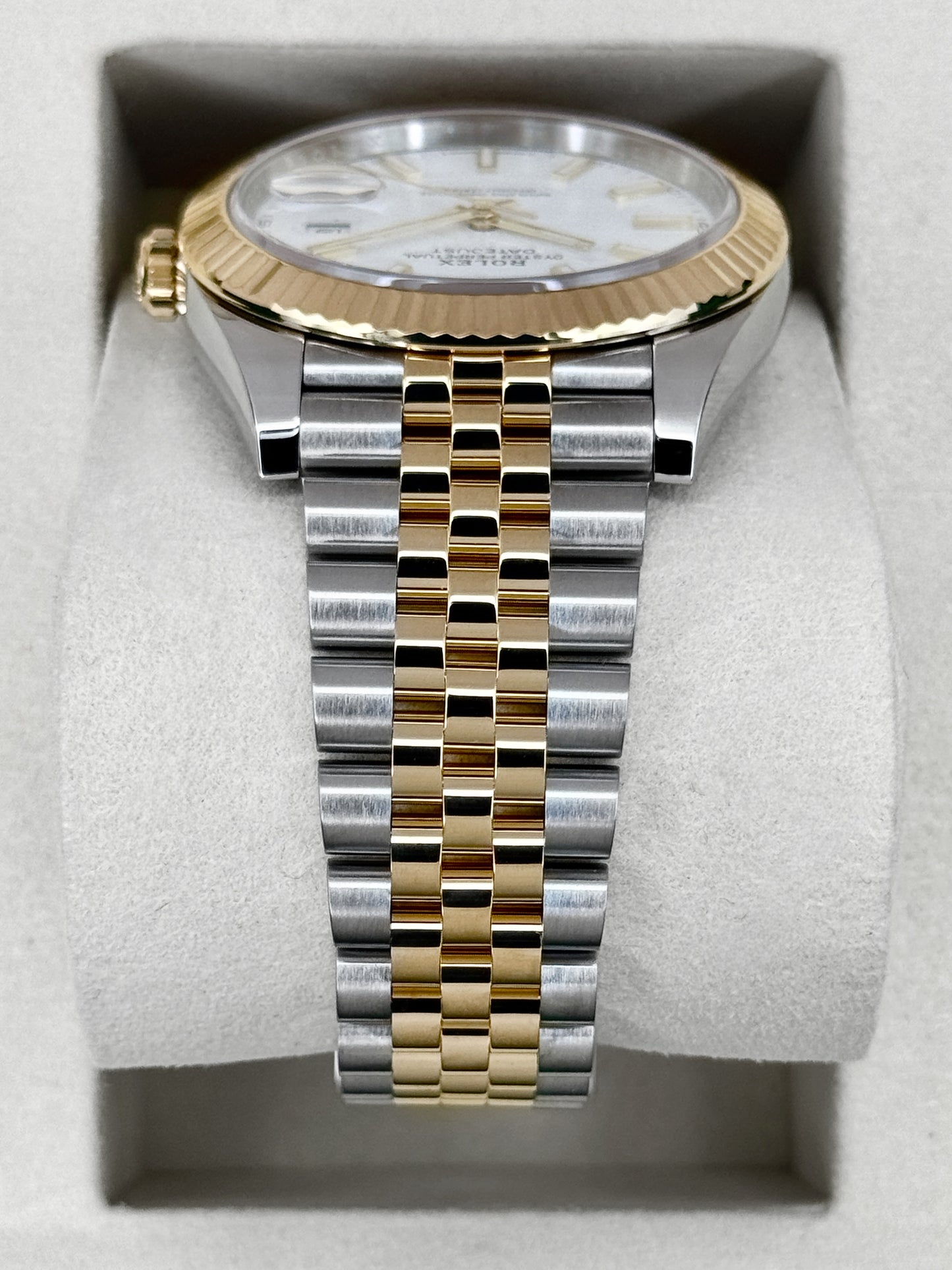 2025 Rolex Datejust 41mm 126333 Two-Tone Jubilee White Dial