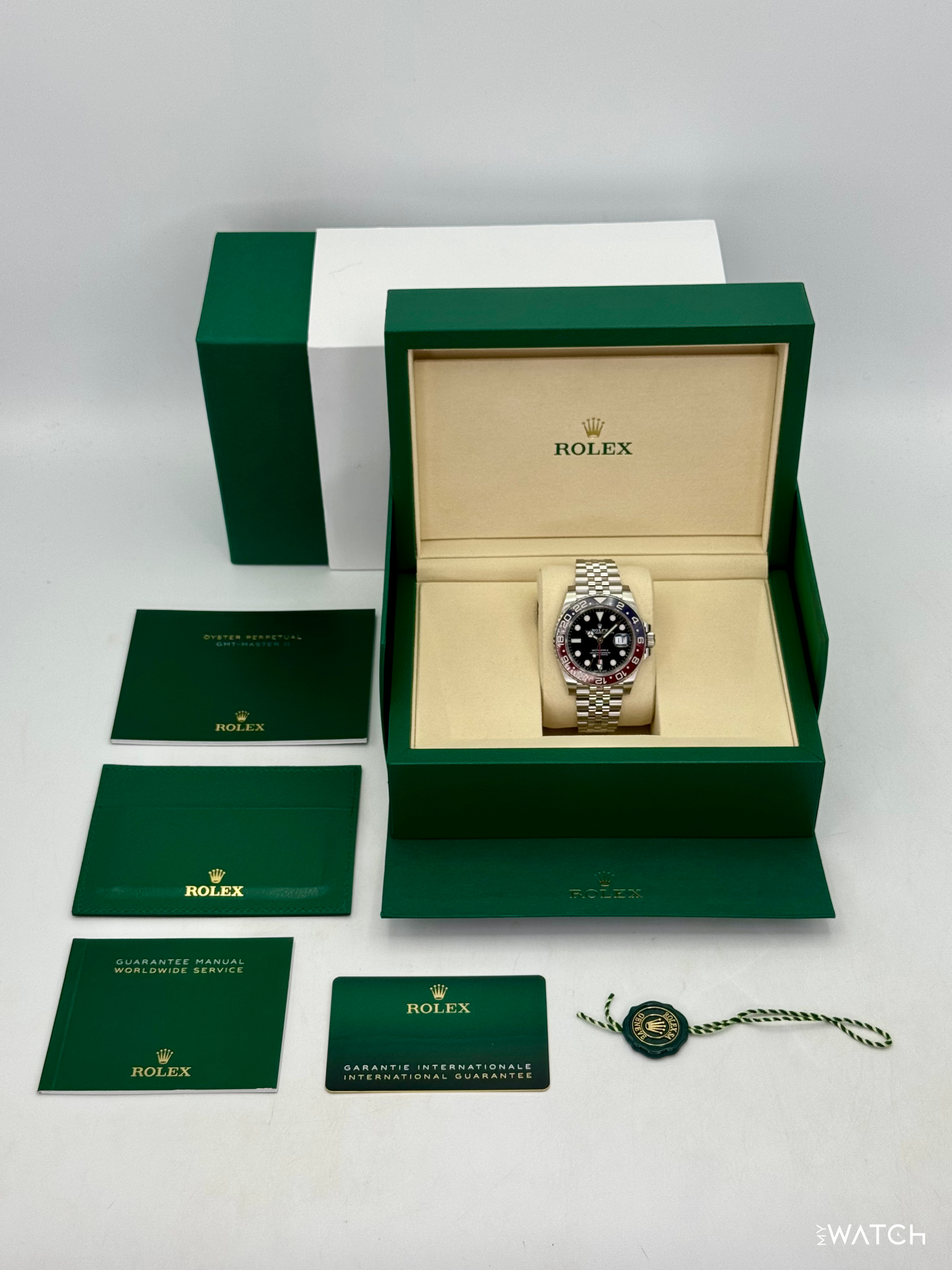 NEW 2026 Rolex GMT-Master II "Pepsi" 40mm 126710BLRO Jubilee - MyWatchLLC