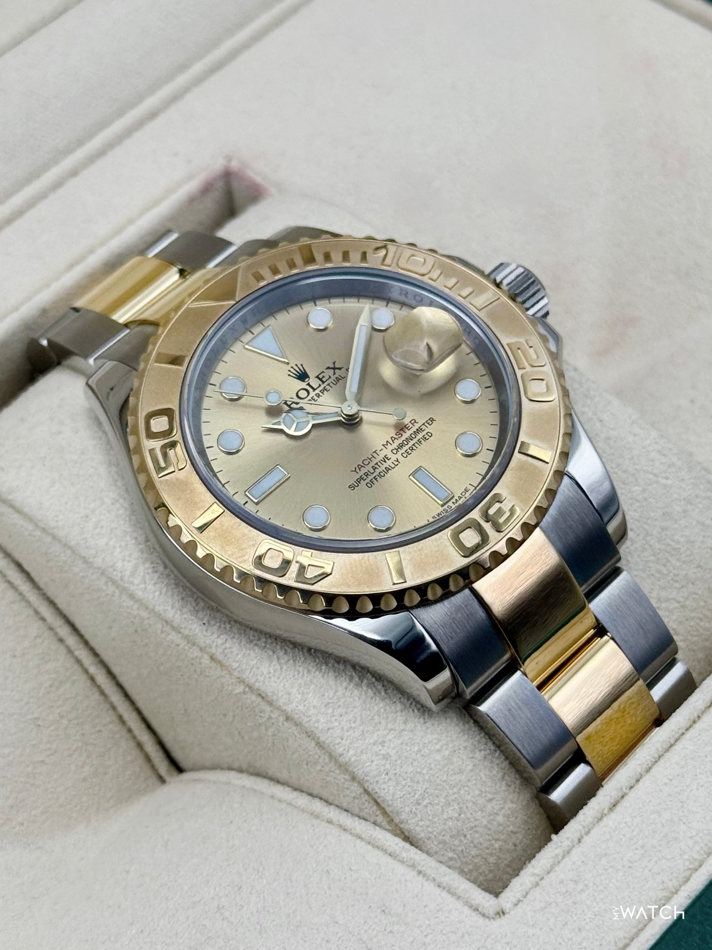 Rolex Yacht-Master 40mm 16623 Two-Tone Champagne Dial - MyWatchLLC