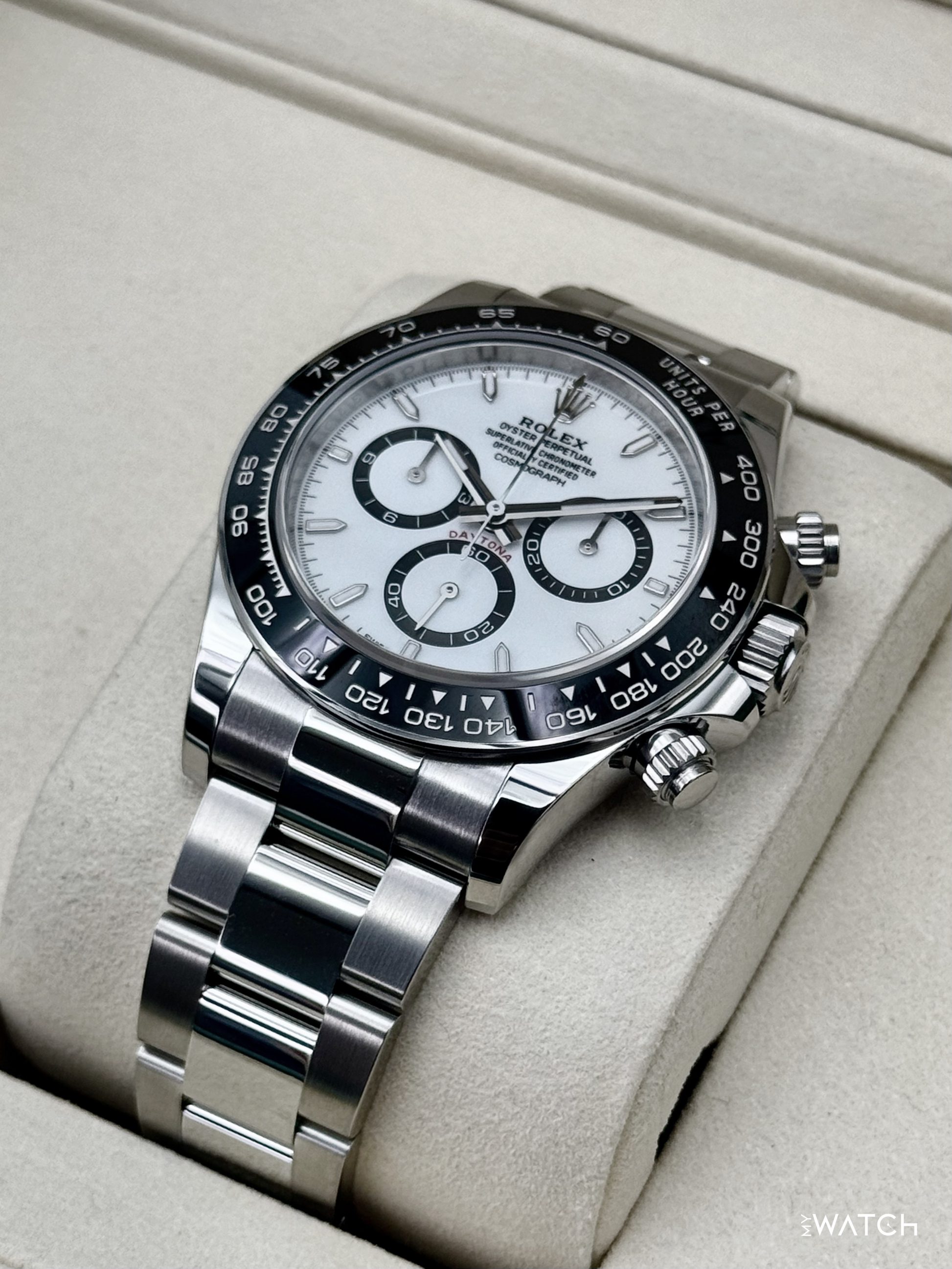 NEW 2025 Rolex Daytona 40mm 126500LN Stainless Steel Panda Dial - MyWatchLLC