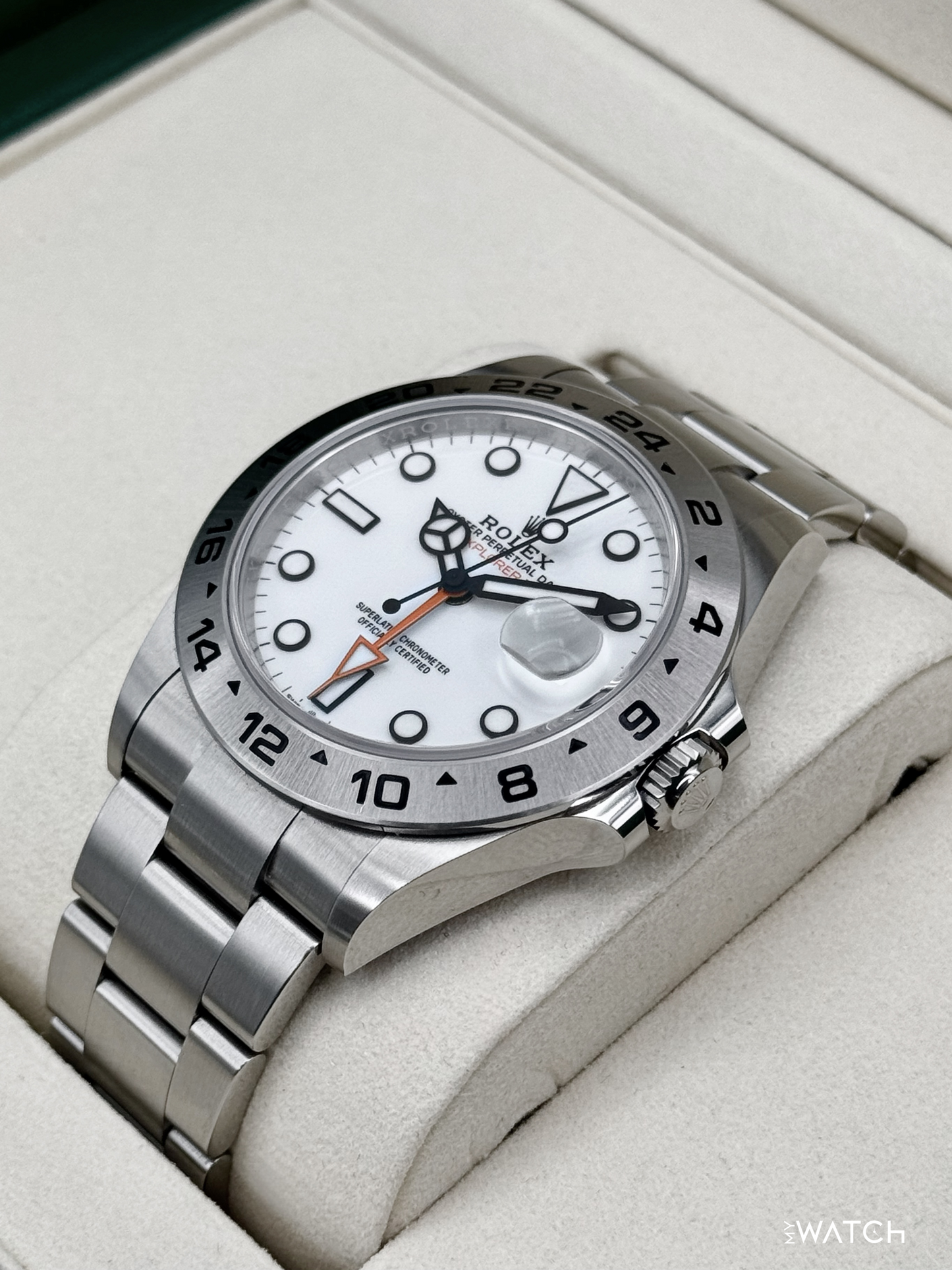 2025 Rolex Explorer II 42mm 226570 Polar White Dial - MyWatchLLC