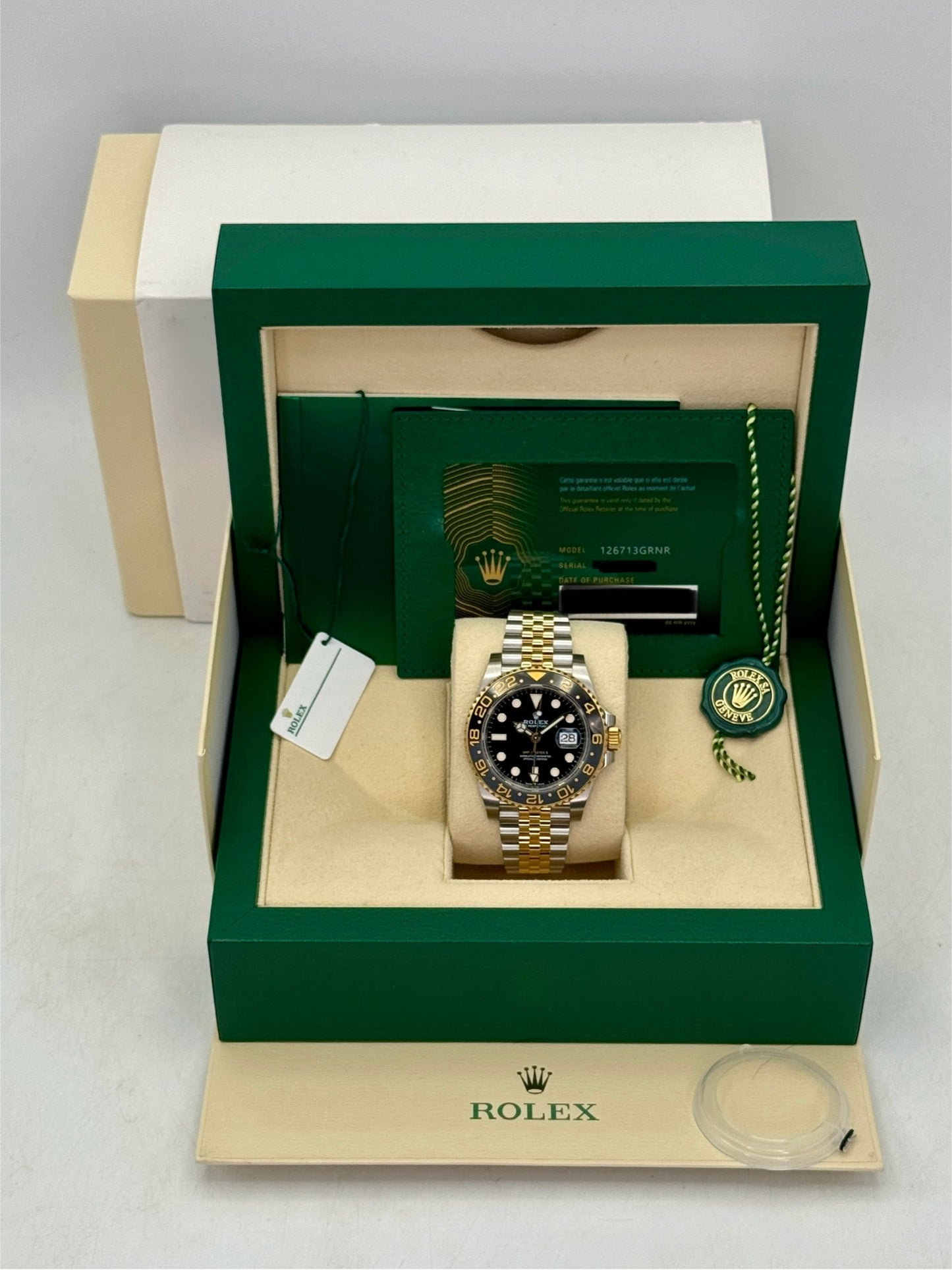 2024 Rolex GMT-Master II 40mm 126713GRNR Two-Tone Jubilee