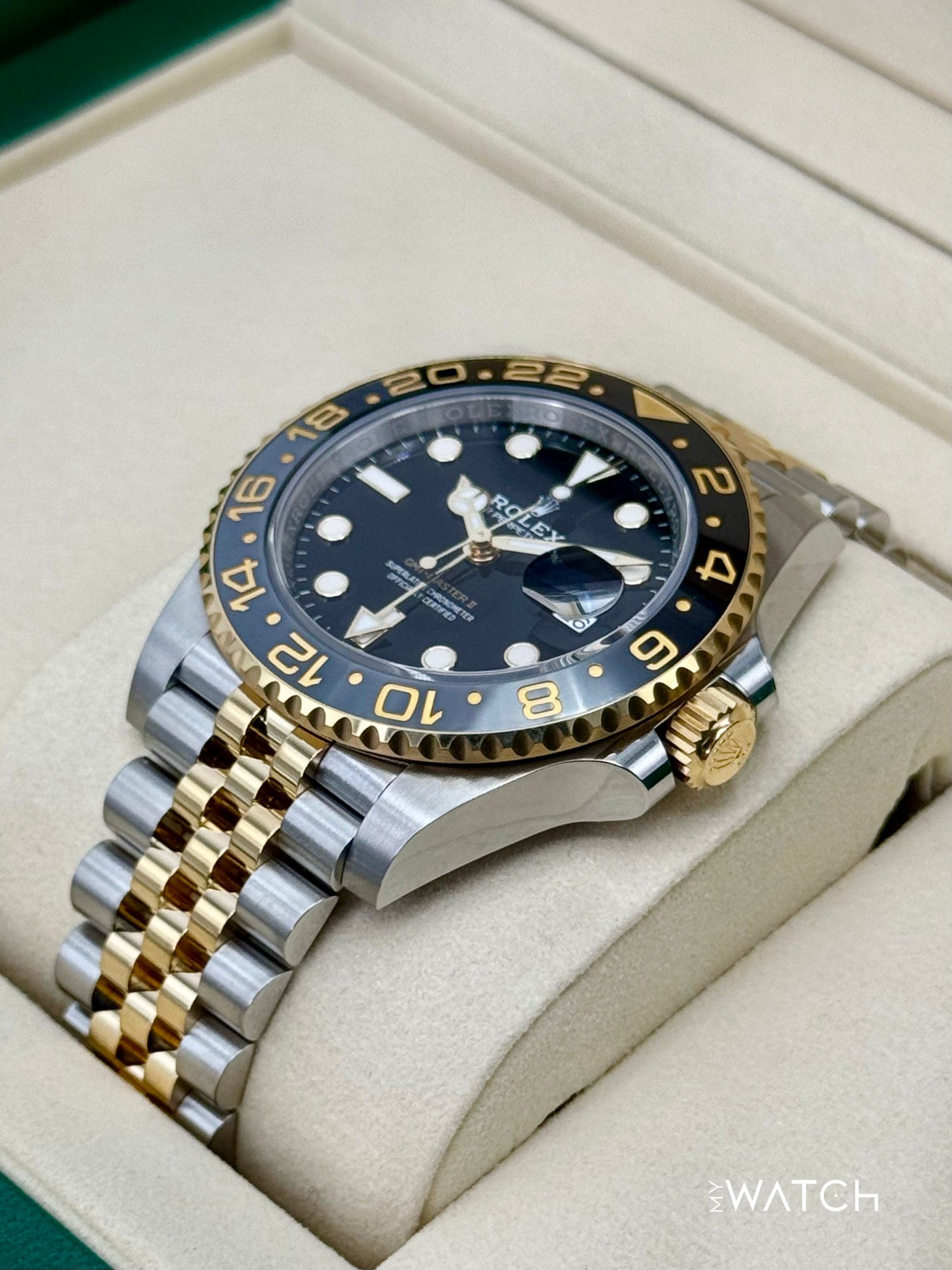 NEW 2025 Rolex GMT-Master II 40mm 126713GRNR Two-Tone Jubilee - MyWatchLLC
