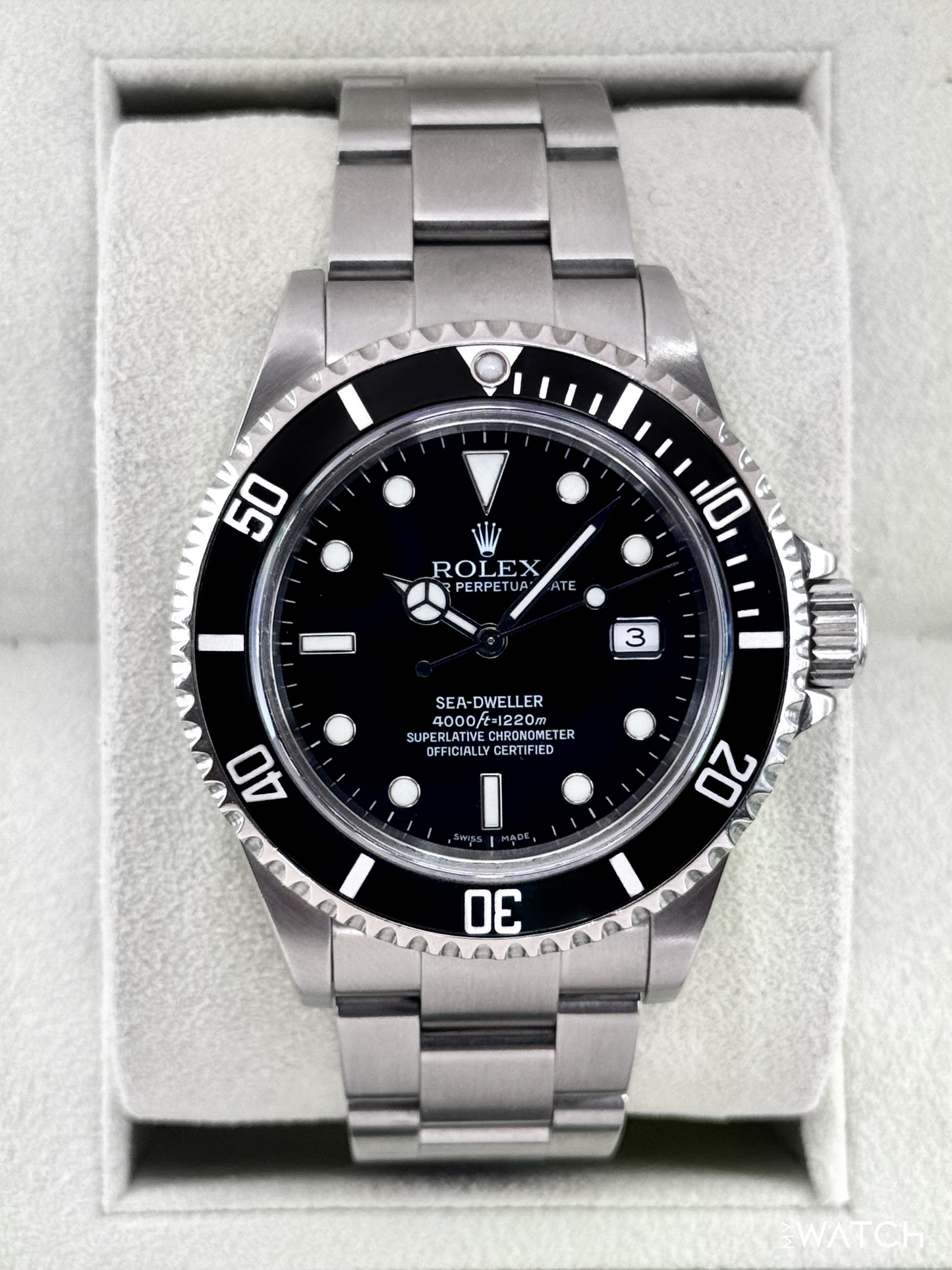 2007 Rolex Sea-Dweller 40mm 16600 Stainless Steel Black Dial "Collectors Set" - MyWatchLLC
