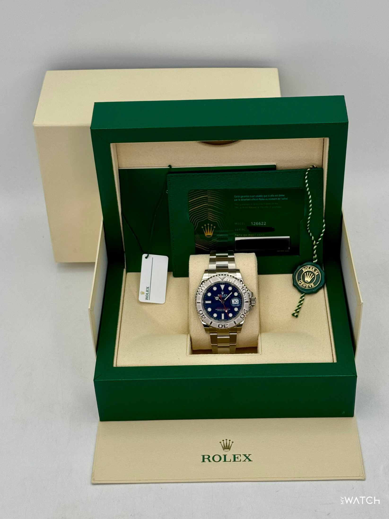 2025 Rolex Yacht-Master 40mm 126622 Blue Dial - MyWatchLLC