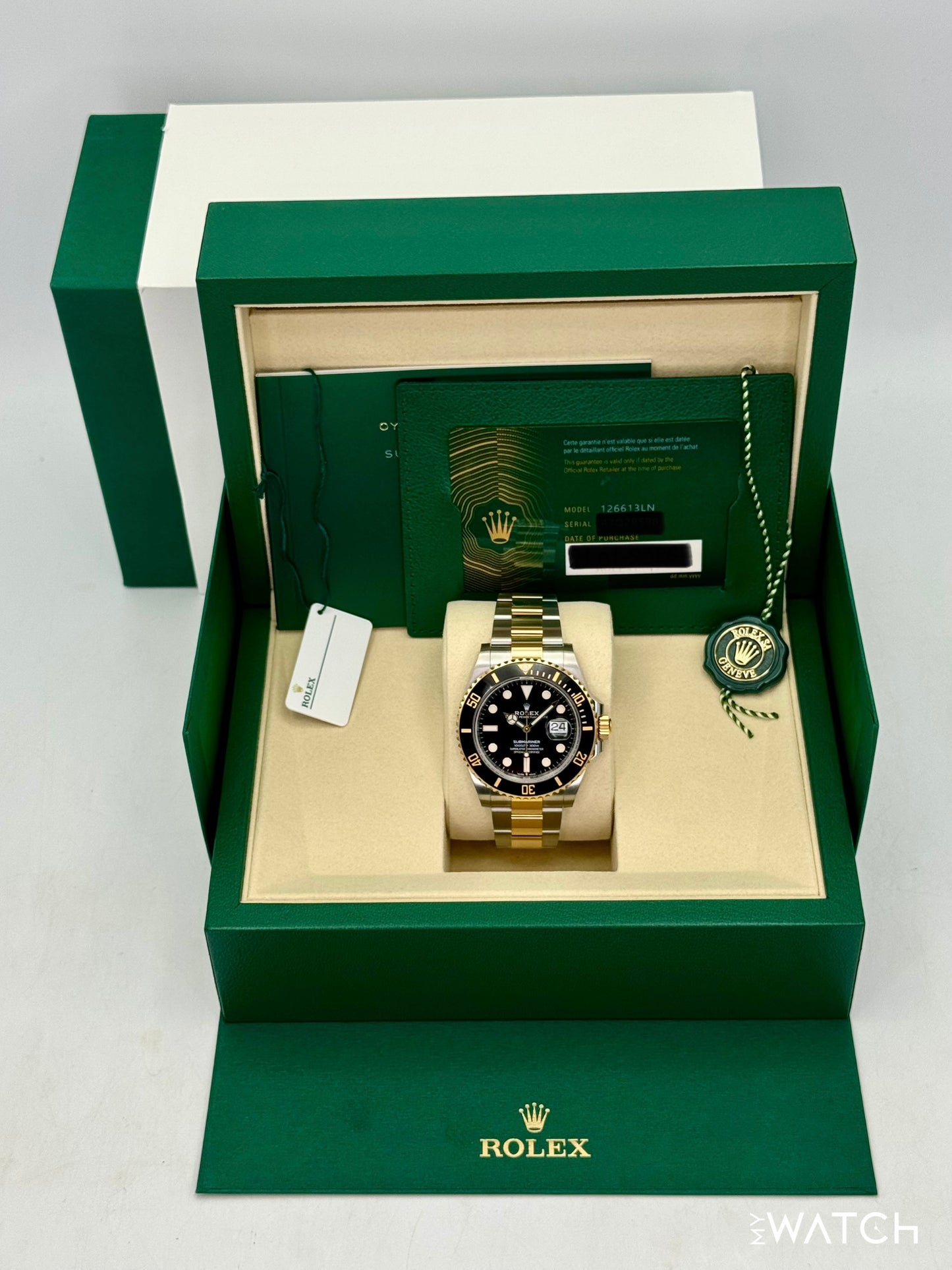 NEW 2025 Rolex Submariner 41mm 126613LN Two-Tone Black Dial - MyWatchLLC