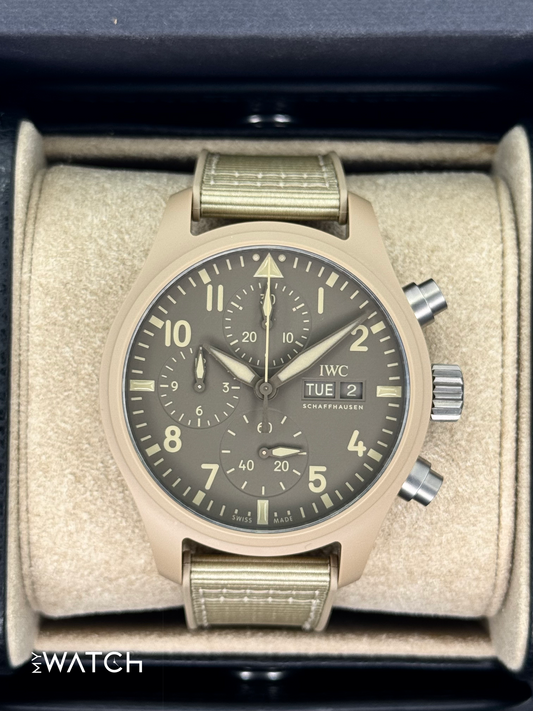 NEW 2025 IWC Top Gun Mojave Desert 41mm IW389402 Chronograph